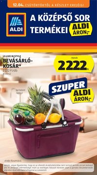 Aldi újság 2025.12.04. Középső sor termékei (2025-12-04 - 2025-12-10)