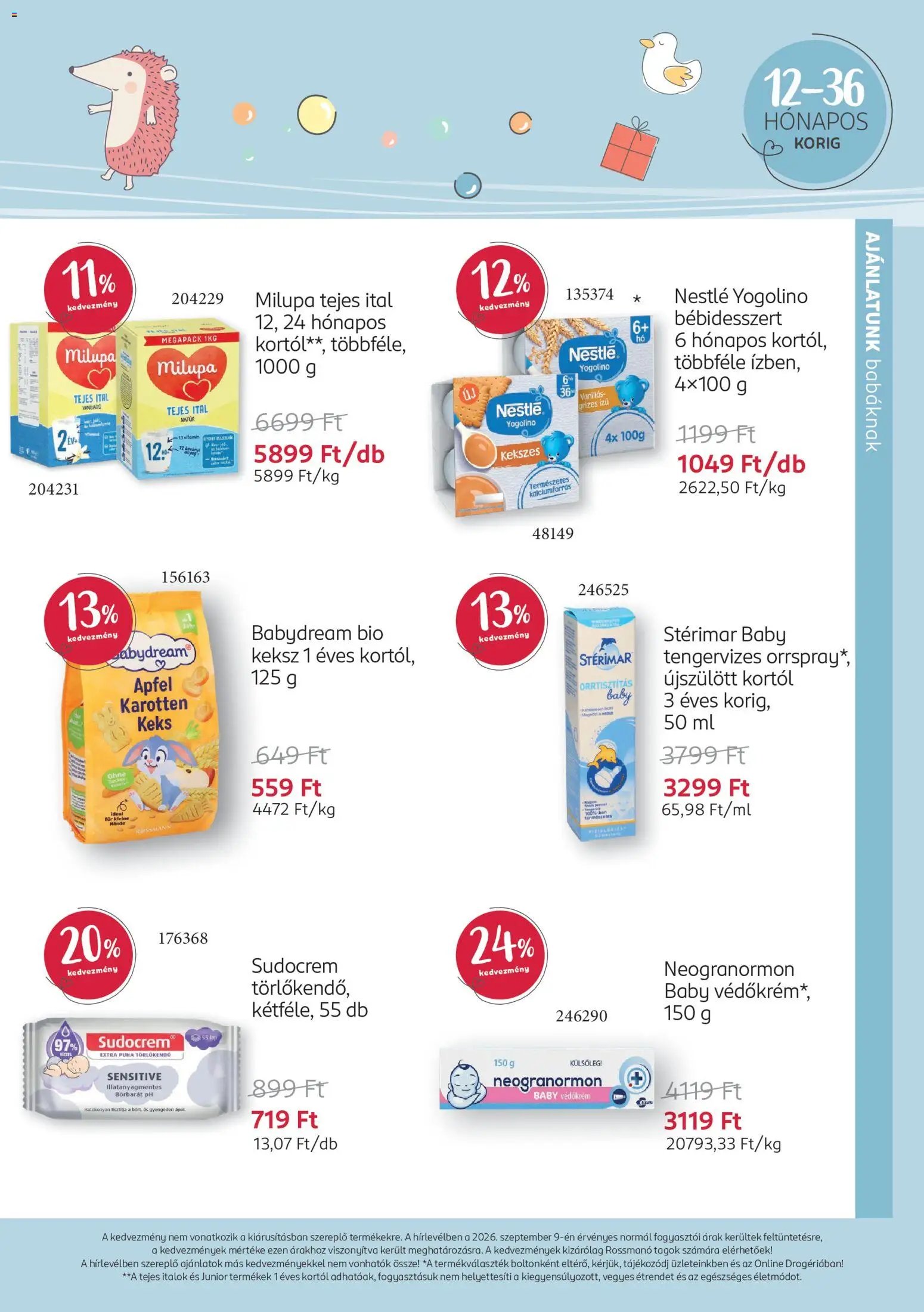 Rossmann újság 2026.09.14. Rossmann Babaprogram