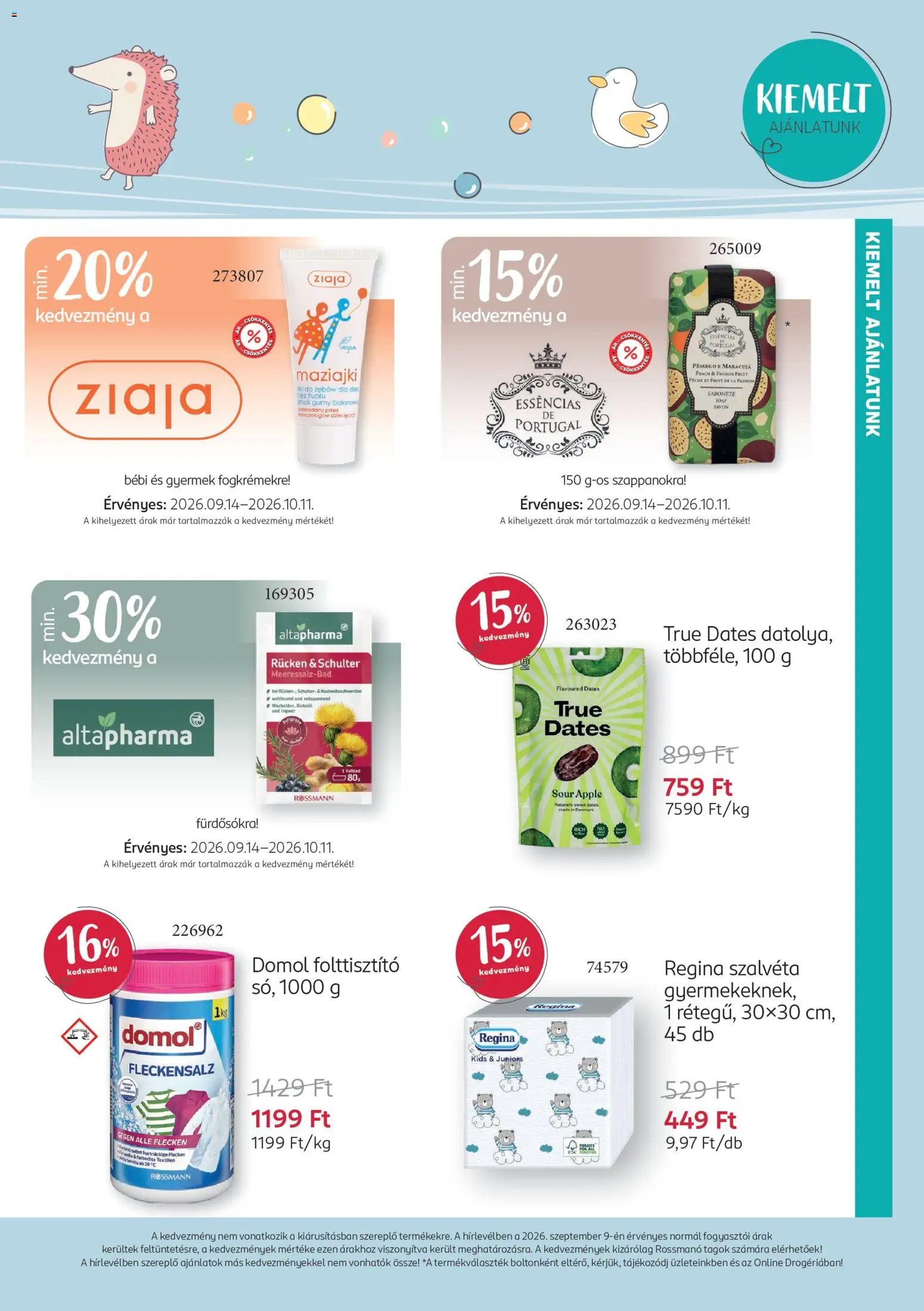 Rossmann újság 2026.09.14. Rossmann Babaprogram