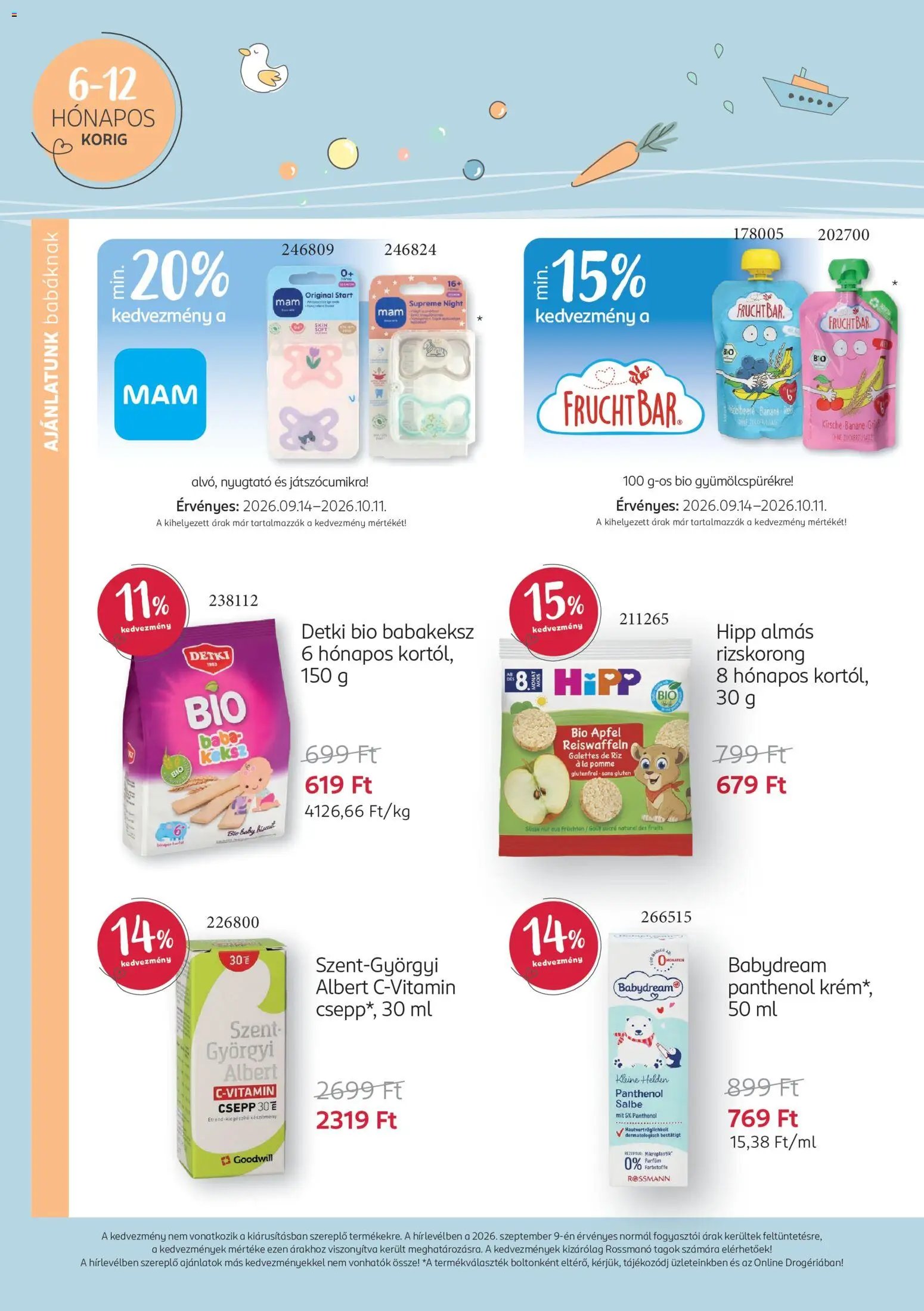 Rossmann újság 2026.09.14. Rossmann Babaprogram