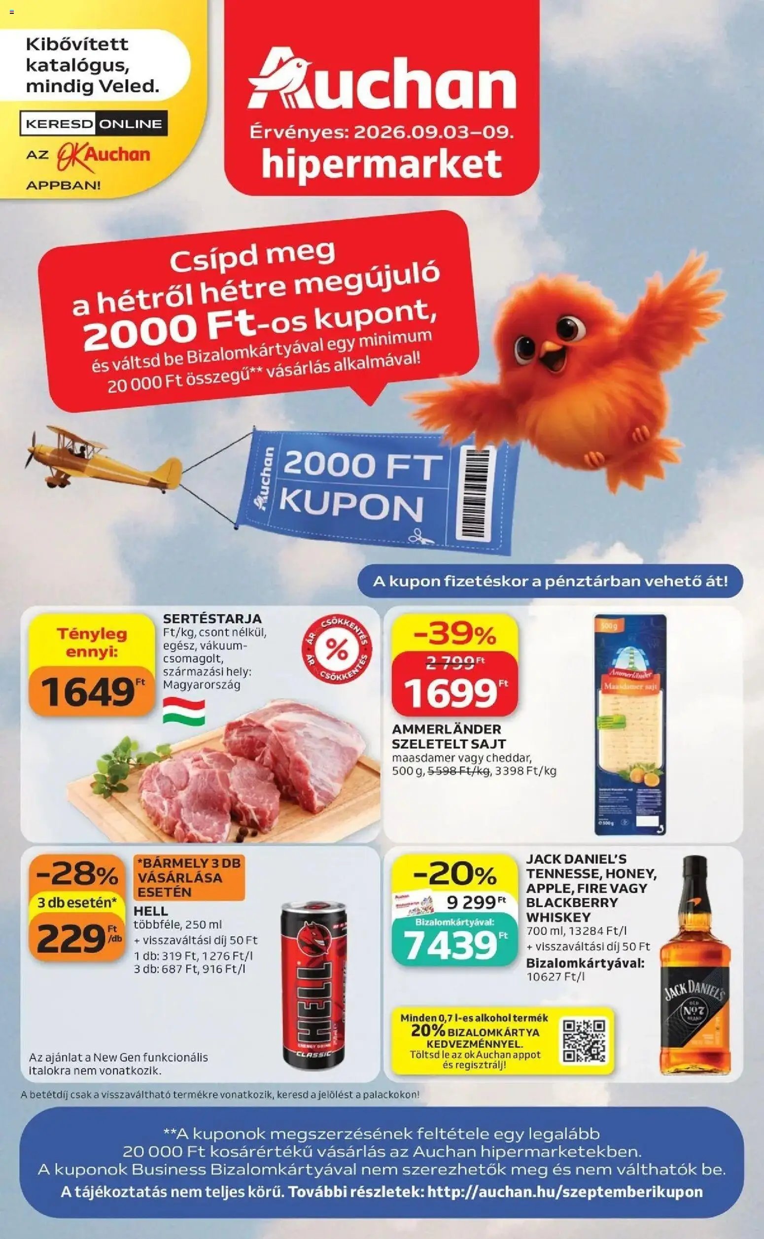 Auchan újság 2026.09.03. Auchan akciós újság Szolnok