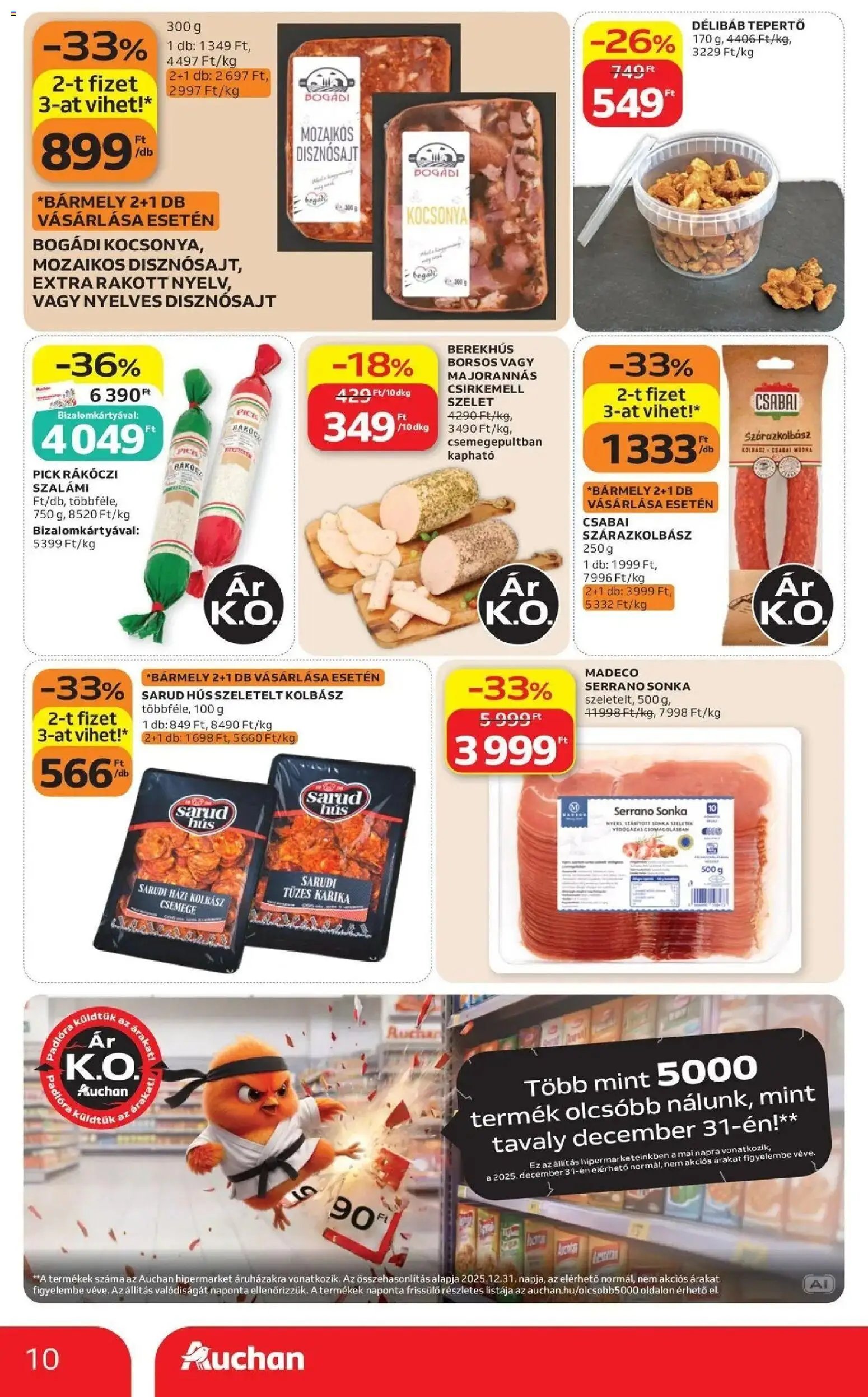 Auchan újság 2026.09.03. Auchan akciós újság Szolnok