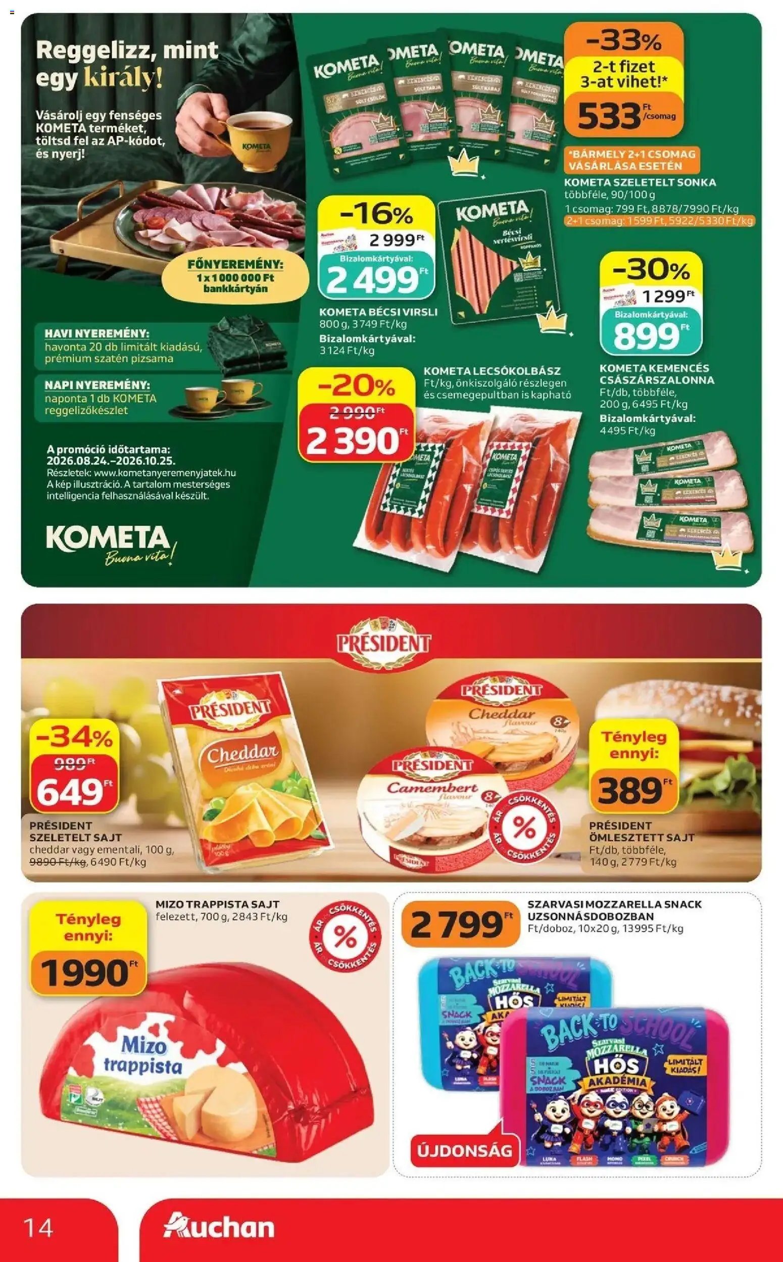 Auchan újság 2026.09.03. Auchan akciós újság Szolnok