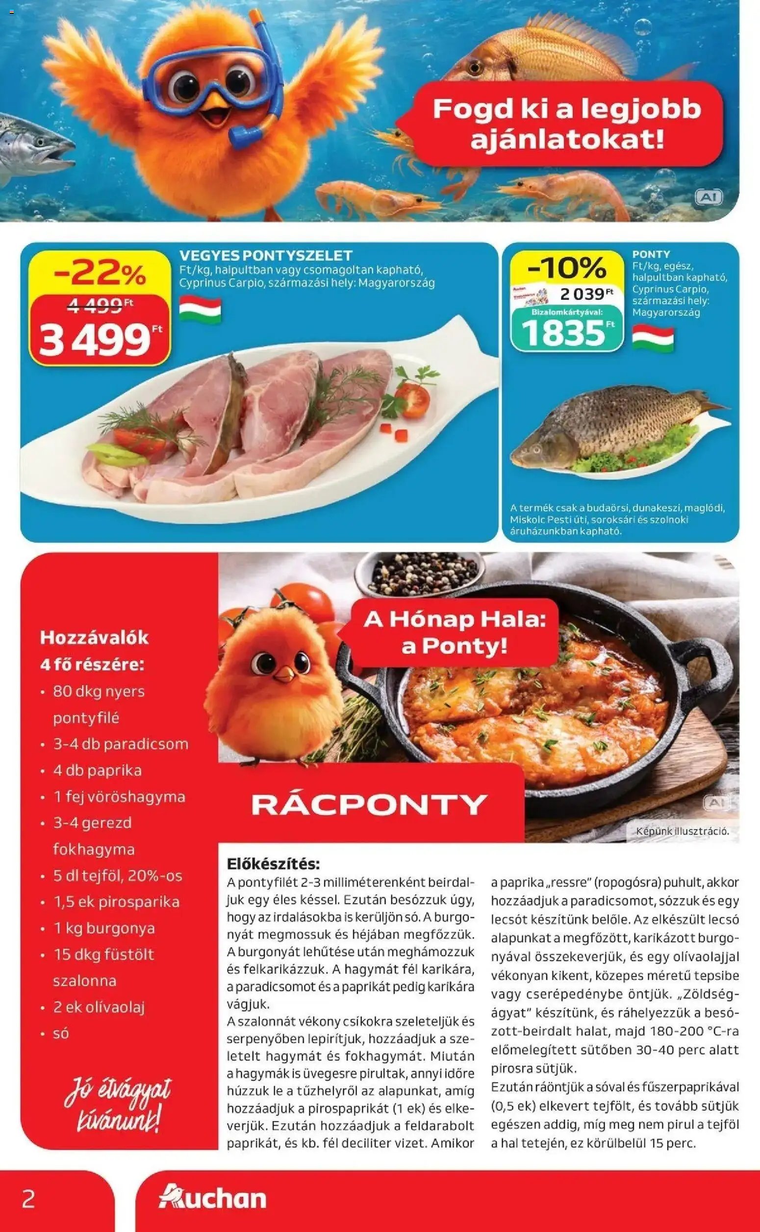 Auchan újság 2026.09.03. Auchan akciós újság Szolnok