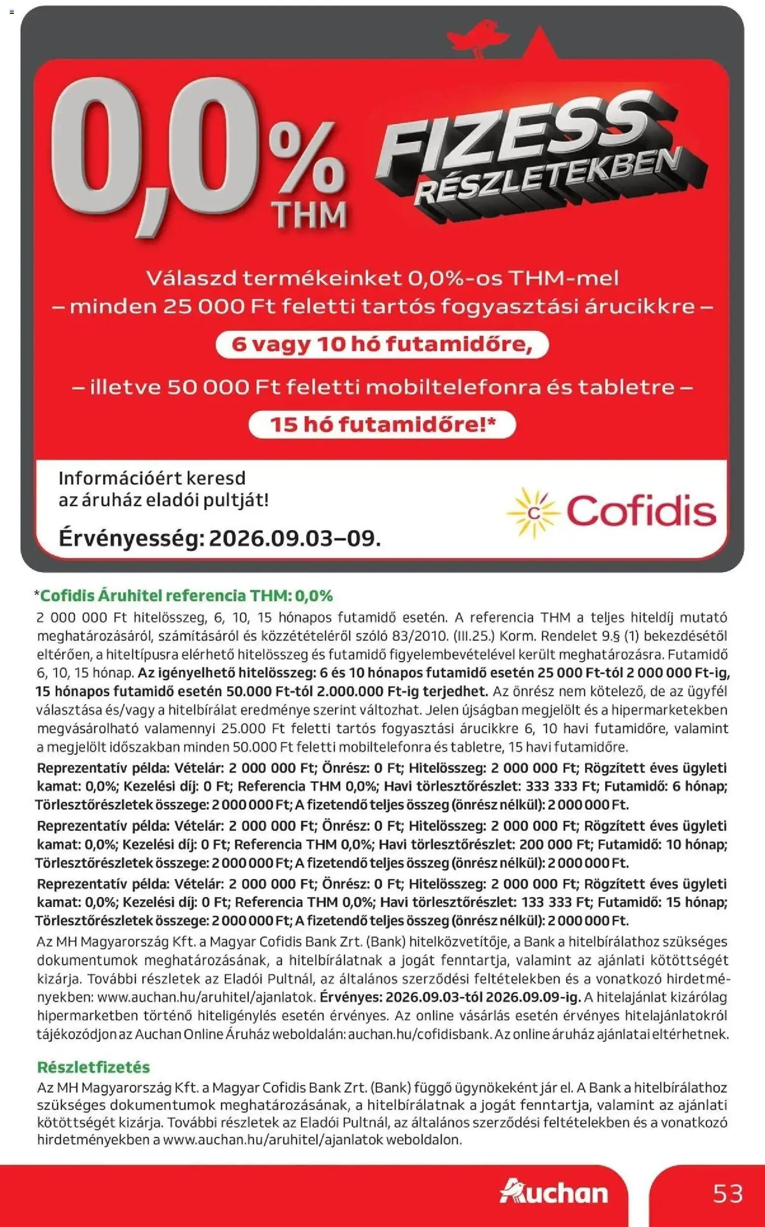 Auchan újság 2026.09.03. Auchan akciós újság Szolnok