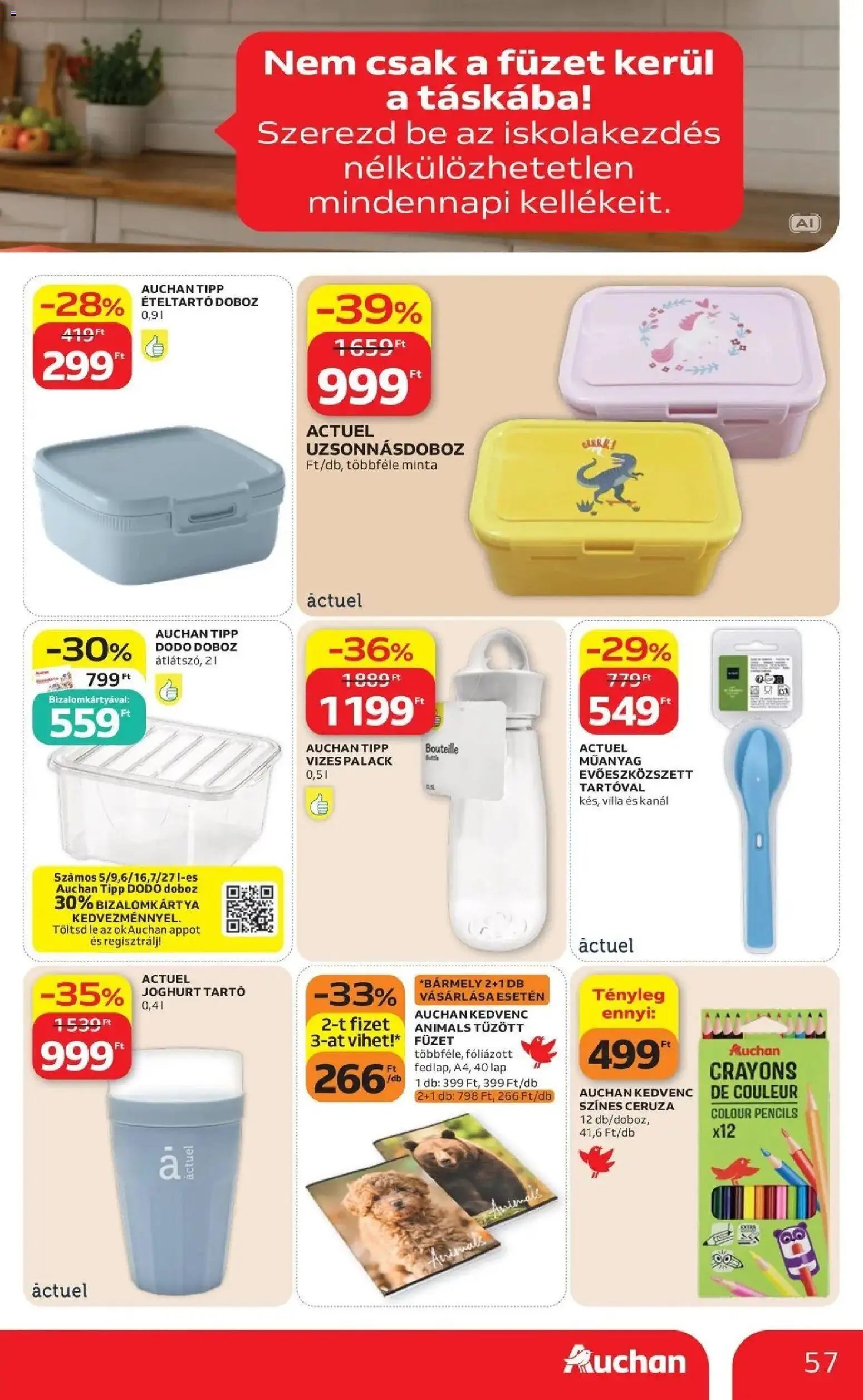 Auchan újság 2026.09.03. Auchan akciós újság Szolnok