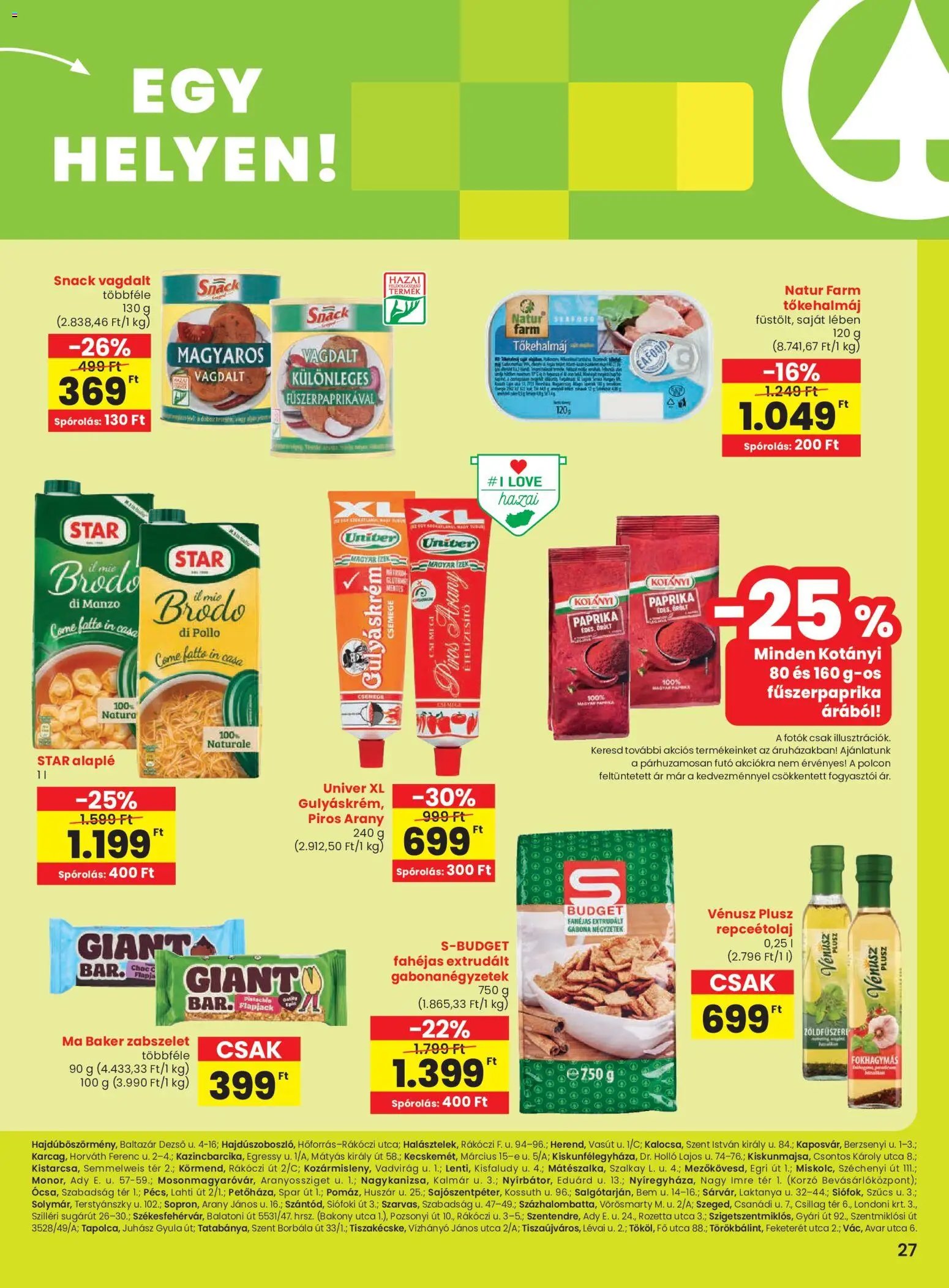 Spar újság 2025.12.04. Extra ajánlat (2025-12-04 - 2025-12-10)