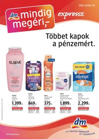 DM Drogerie Markt újság 2026.06.18. DM Drogerie Markt akciós újság