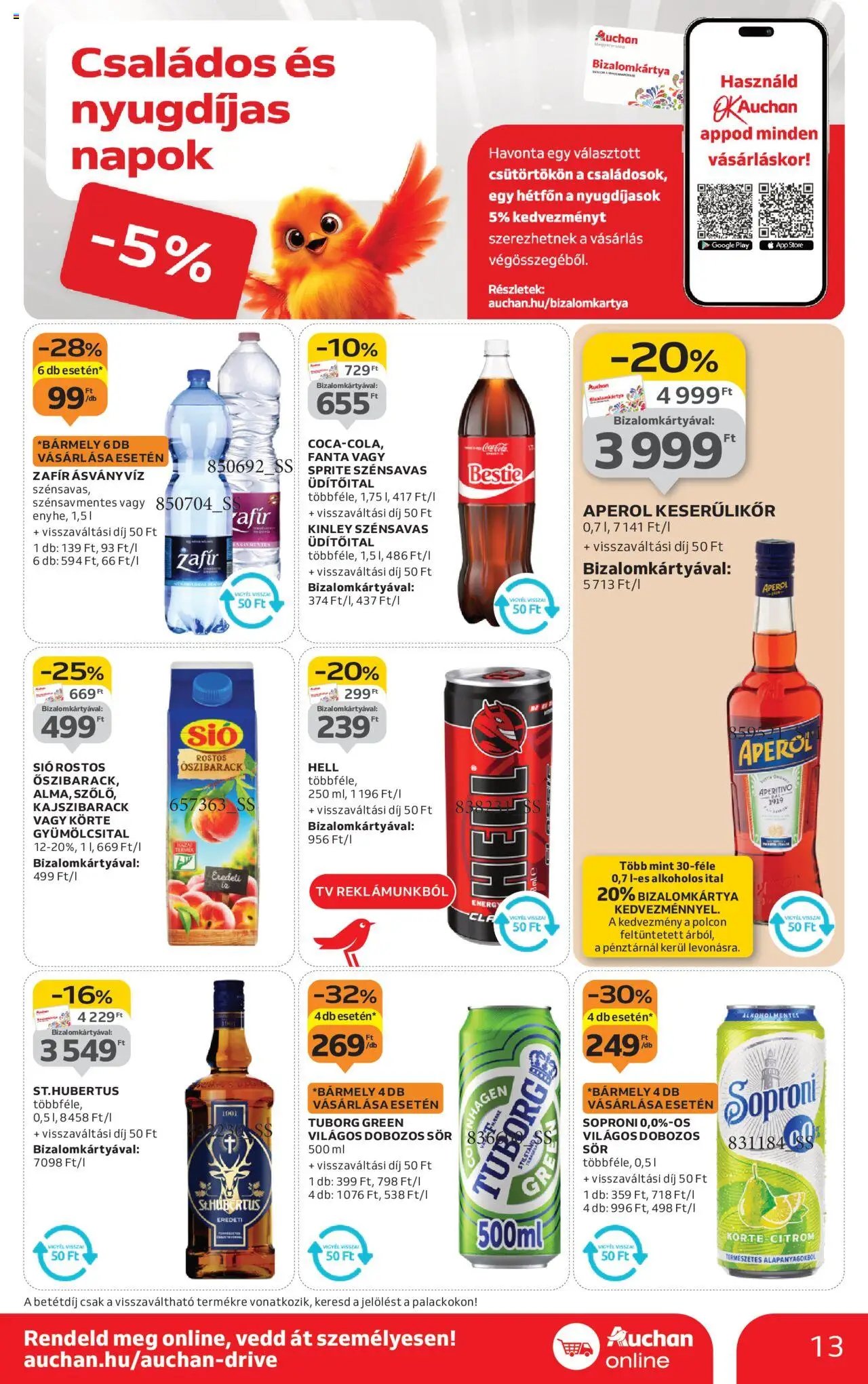Auchan újság 2025.09.04. Szupermarket akciós újság (2025-09-04 - 2025-09-10)