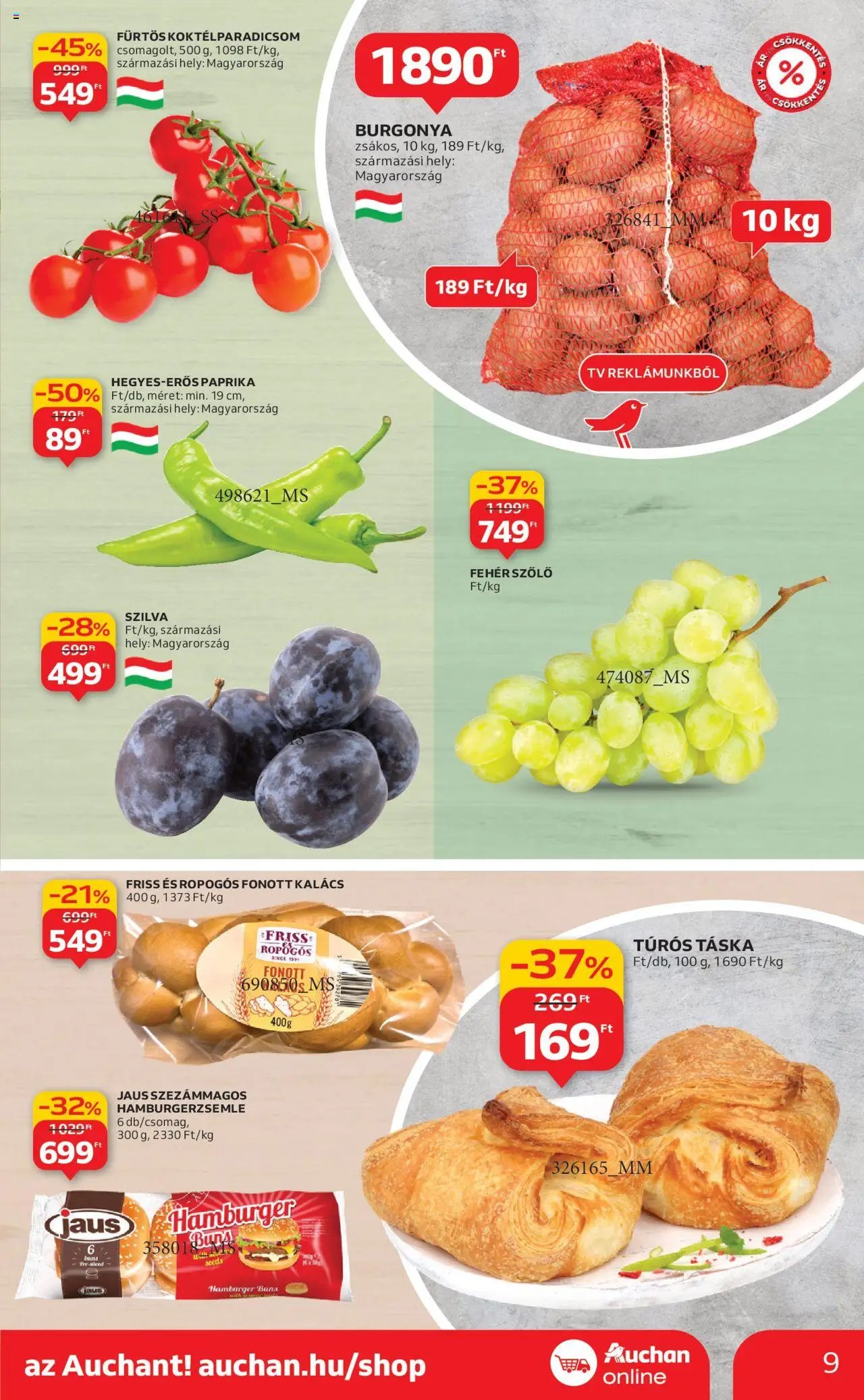 Auchan újság 2025.09.04. Szupermarket akciós újság (2025-09-04 - 2025-09-10)