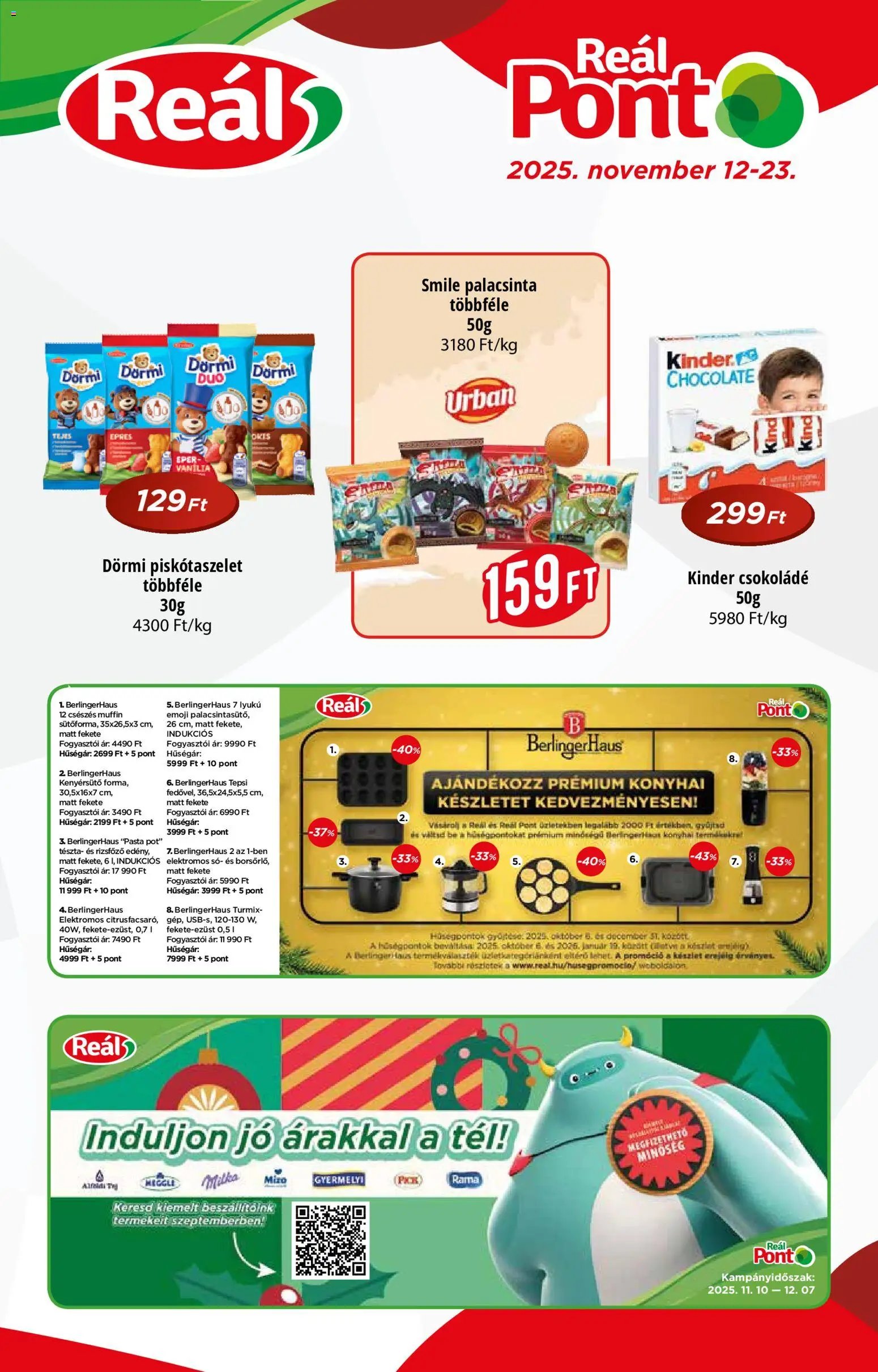 Reál újság 2025.11.12. Akciós újság Reál (2025-11-12 - 2025-11-23)