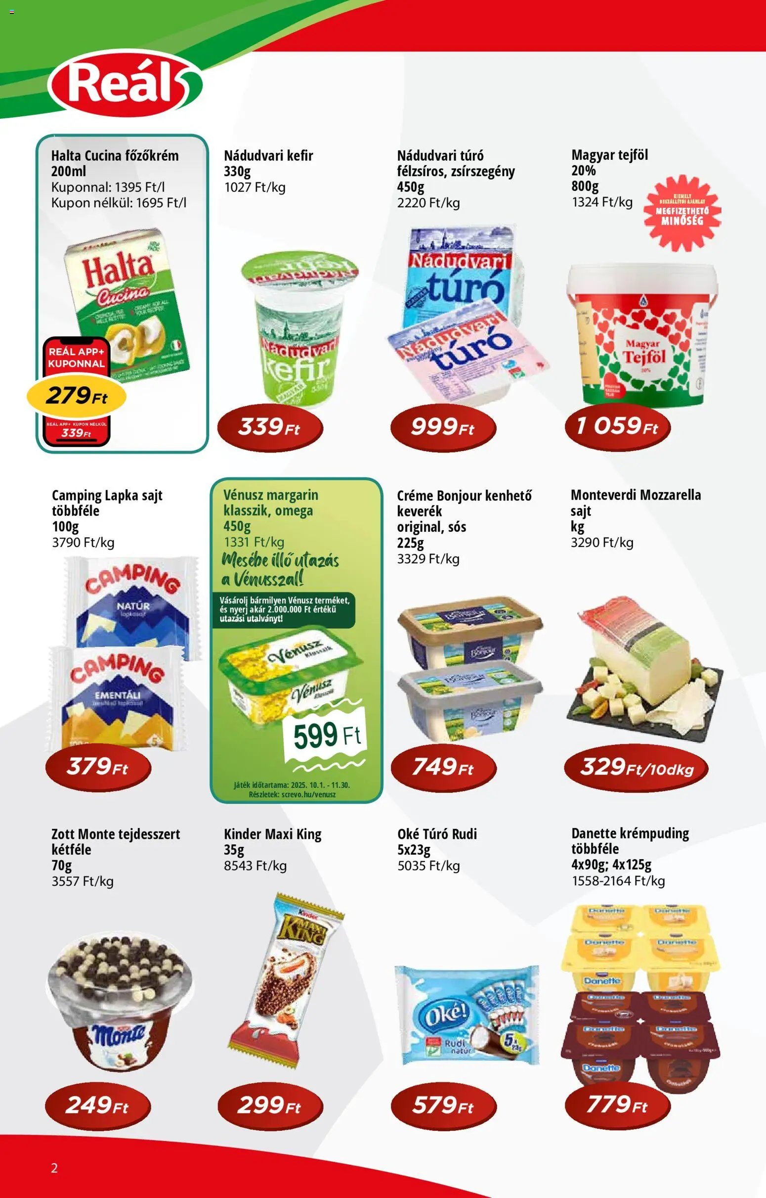 Reál újság 2025.11.12. Akciós újság Reál (2025-11-12 - 2025-11-23)