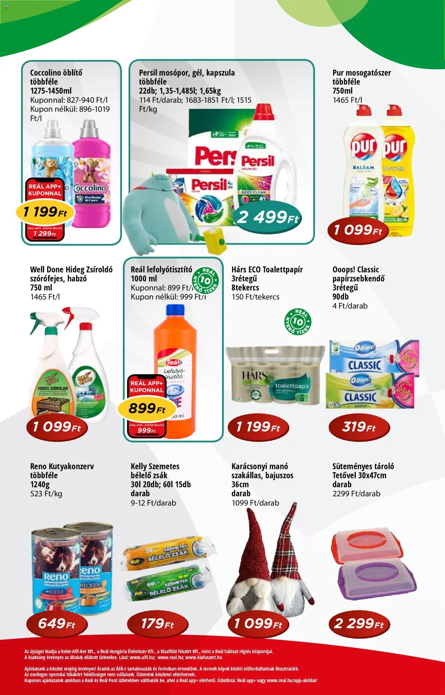 Reál újság 2025.11.12. Akciós újság Reál (2025-11-12 - 2025-11-23)