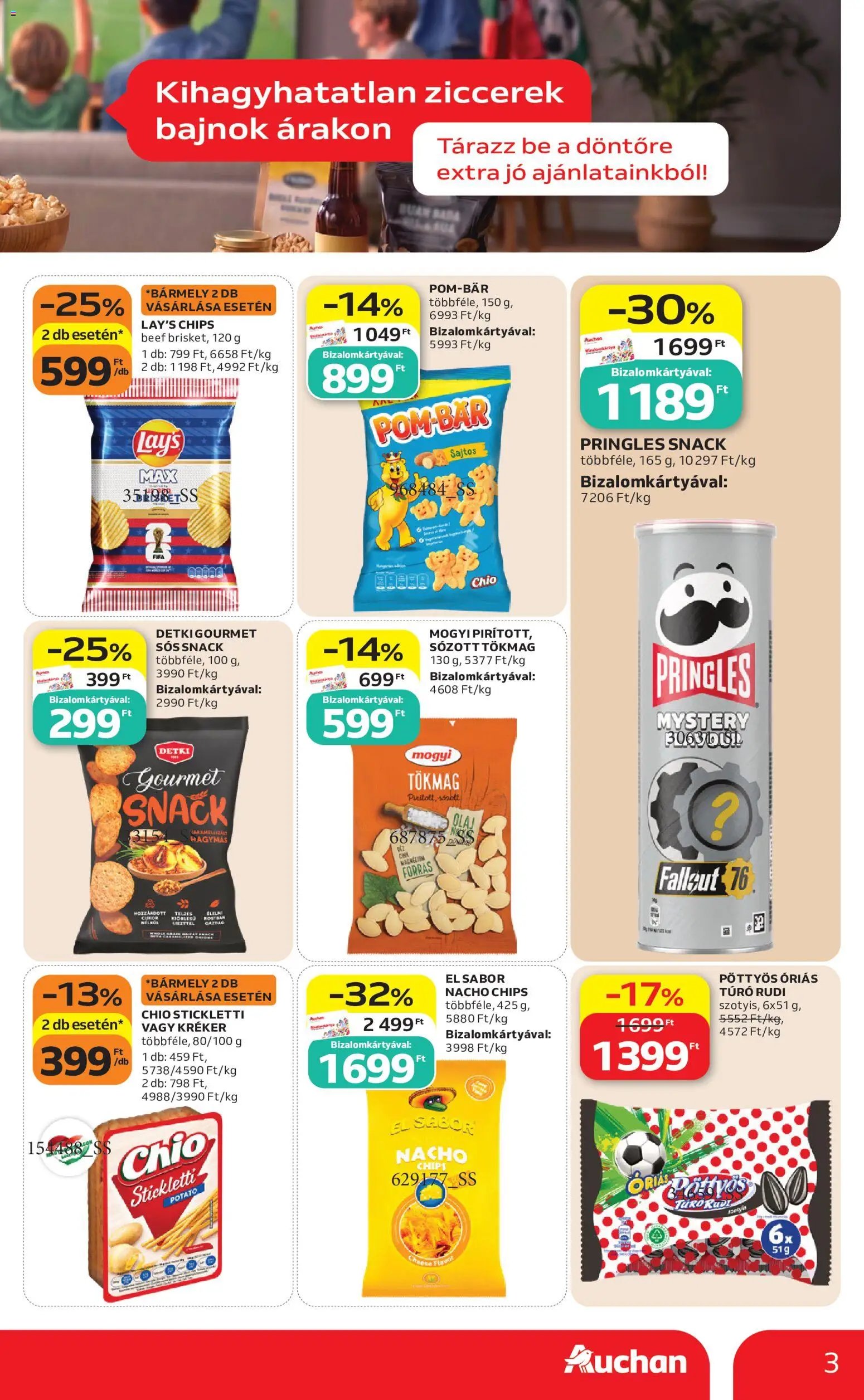 Auchan újság 2026.07.09. Auchan Kihagyhatatlan ziccerek bajnok árakon