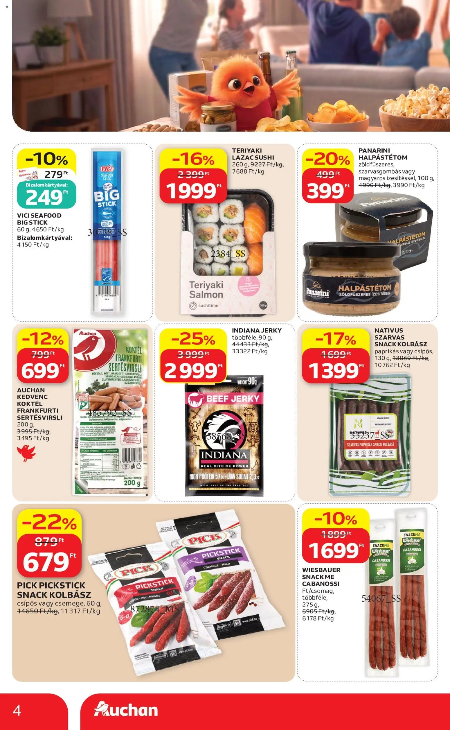 Auchan újság 2026.07.09. Auchan Kihagyhatatlan ziccerek bajnok árakon