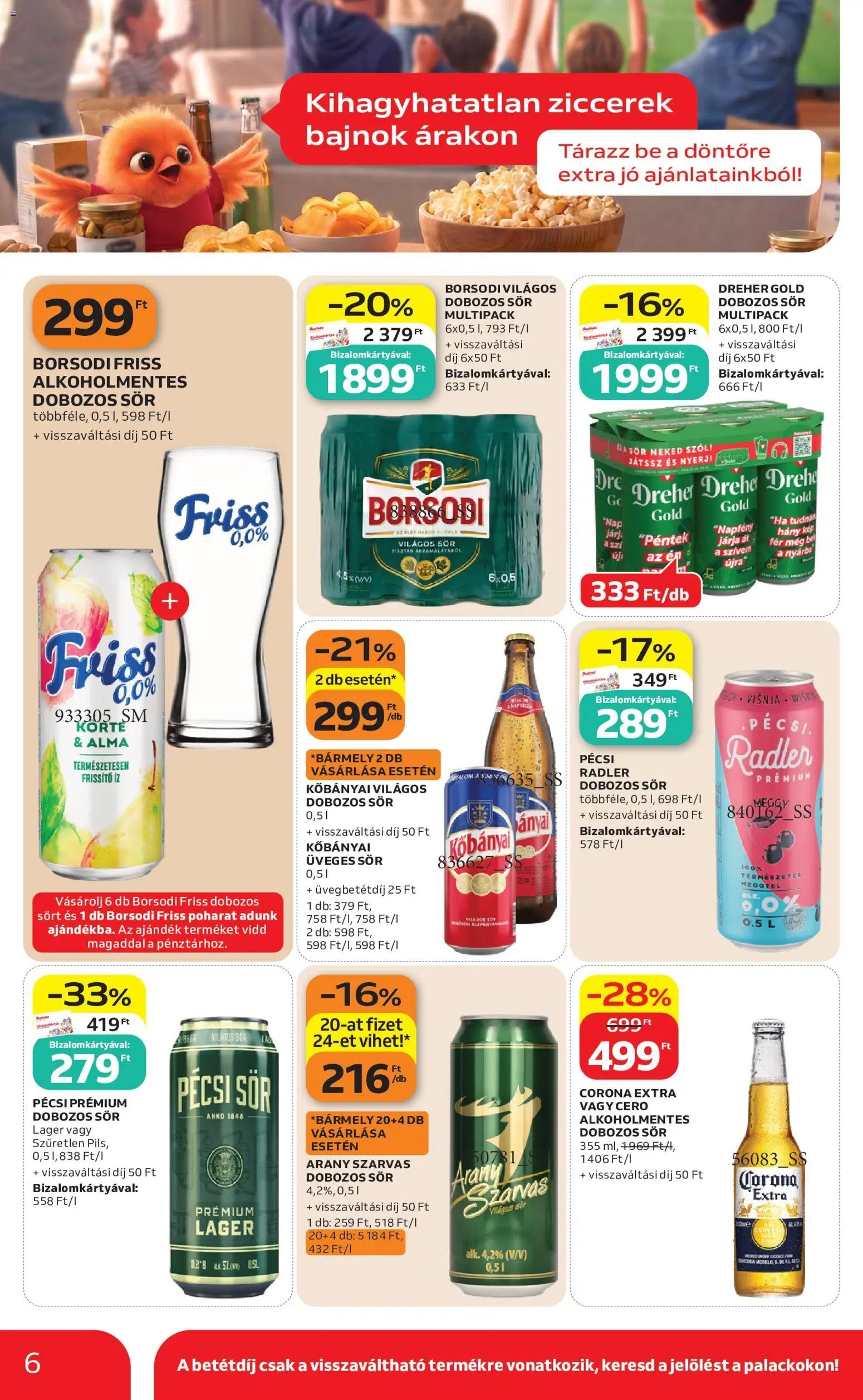 Auchan újság 2026.07.09. Auchan Kihagyhatatlan ziccerek bajnok árakon