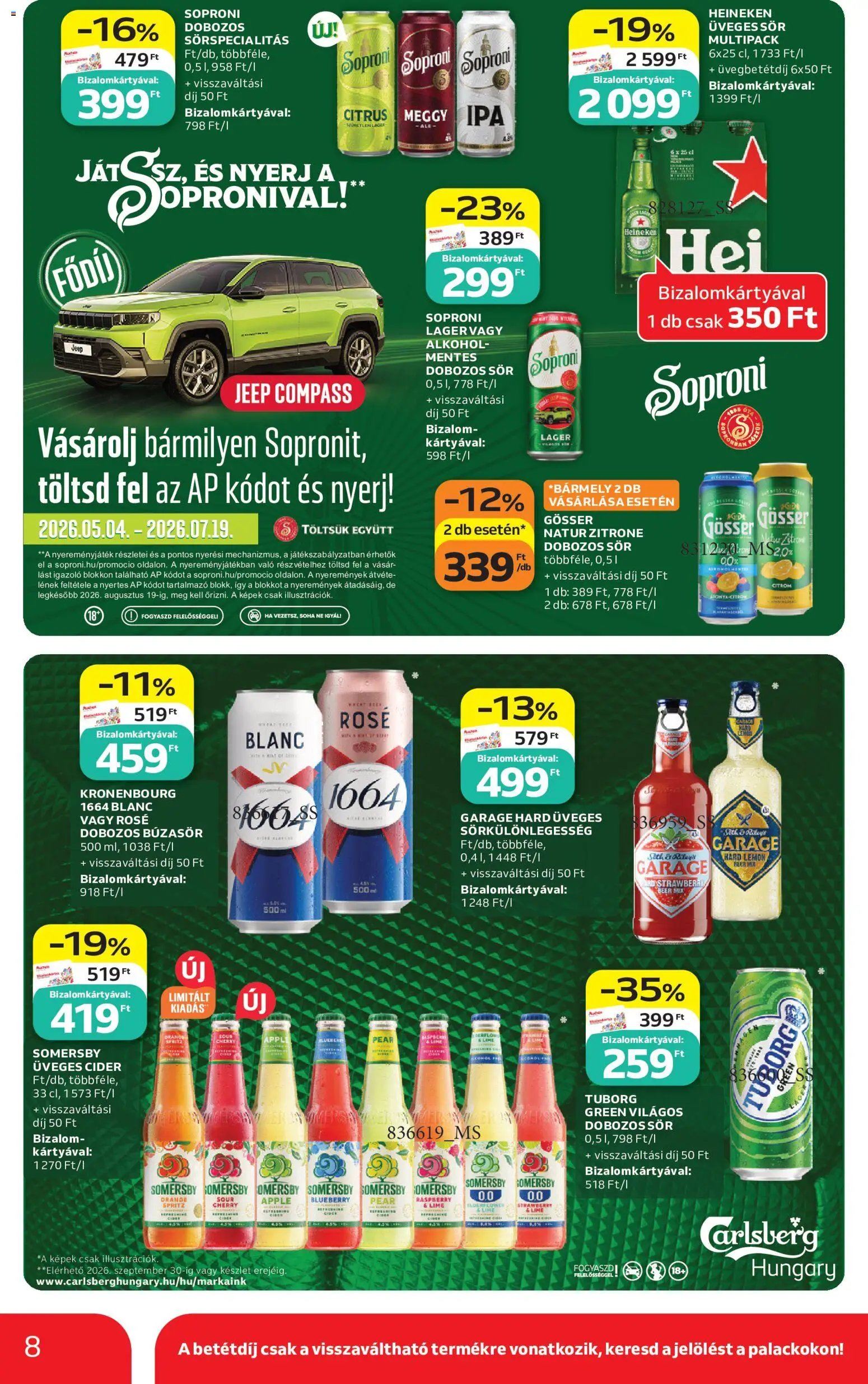 Auchan újság 2026.07.09. Auchan Kihagyhatatlan ziccerek bajnok árakon
