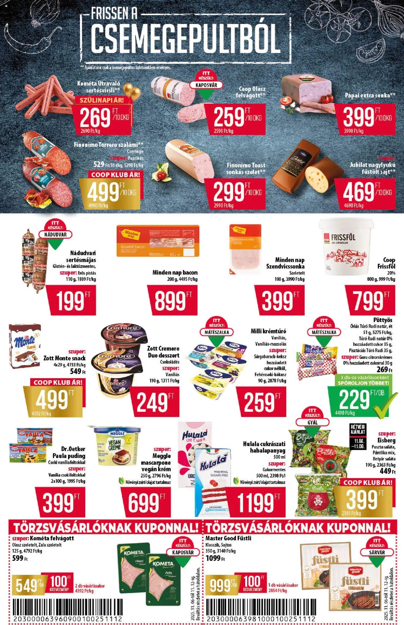 COOP újság 2025.11.06. Észak Kelet Pro-Coop Zrt (2025-11-06 - 2025-11-12)