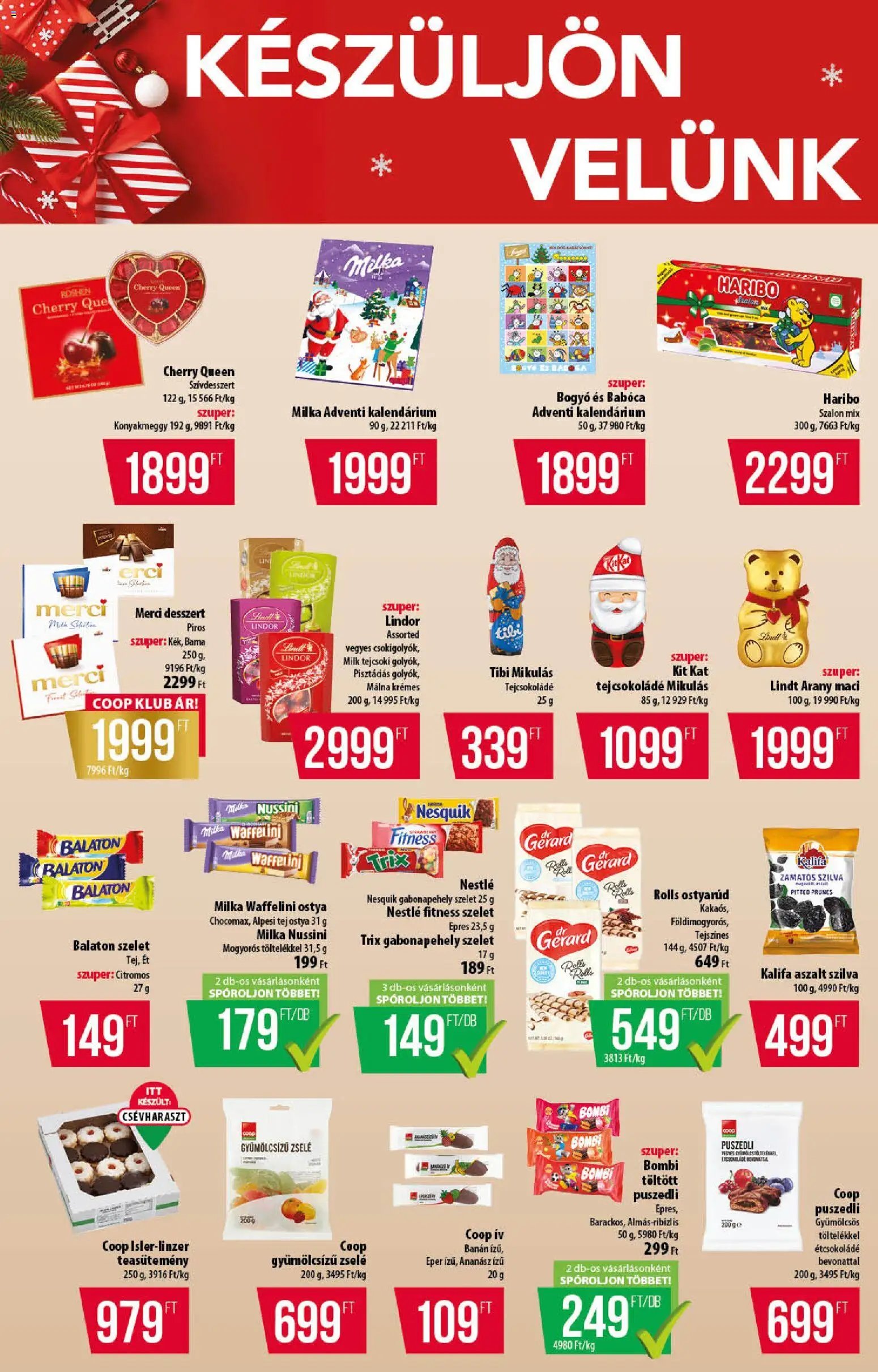 COOP újság 2025.11.06. Észak Kelet Pro-Coop Zrt (2025-11-06 - 2025-11-12)