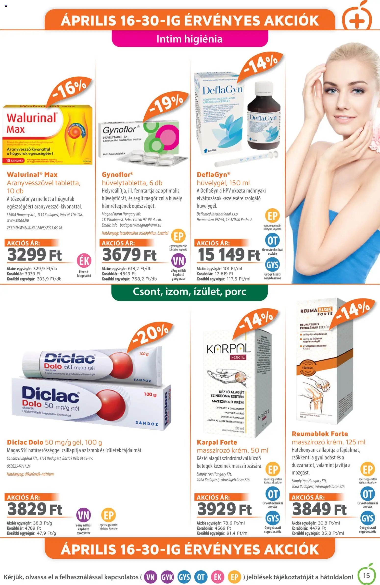 Alma Gyógyszertárak újság 2026.04.01. Alma Gyógyszertárak akciós újság (2026-04-01 - 2026-04-30)
