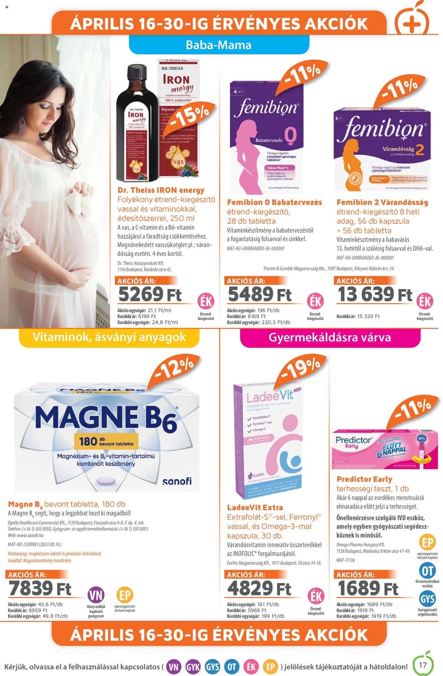 Alma Gyógyszertárak újság 2026.04.01. Alma Gyógyszertárak akciós újság (2026-04-01 - 2026-04-30)
