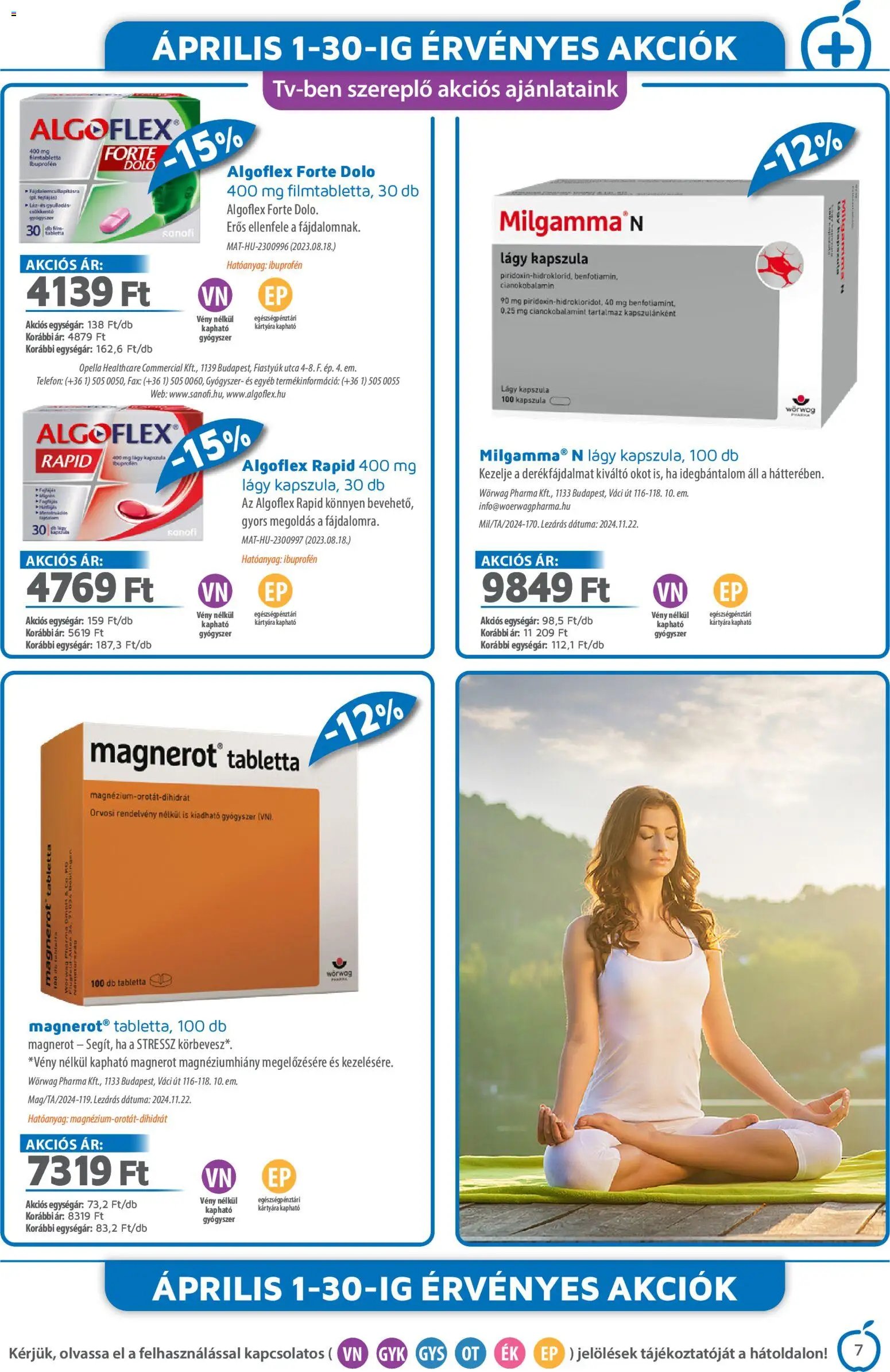 Alma Gyógyszertárak újság 2026.04.01. Alma Gyógyszertárak akciós újság (2026-04-01 - 2026-04-30)