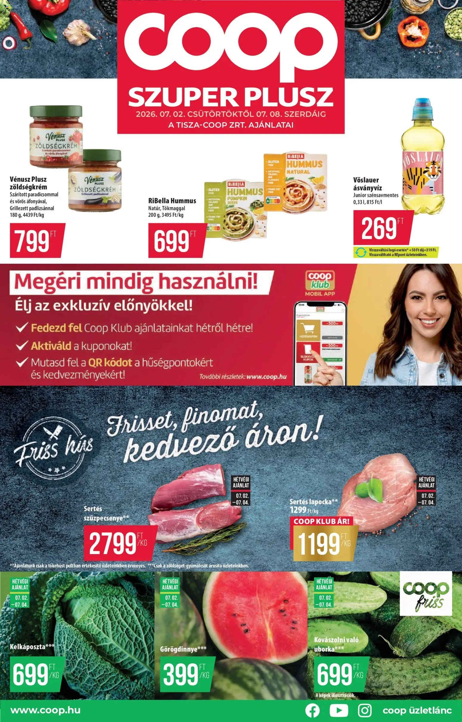 COOP újság 2026.07.02. COOP - Szuper Plusz / Tisza