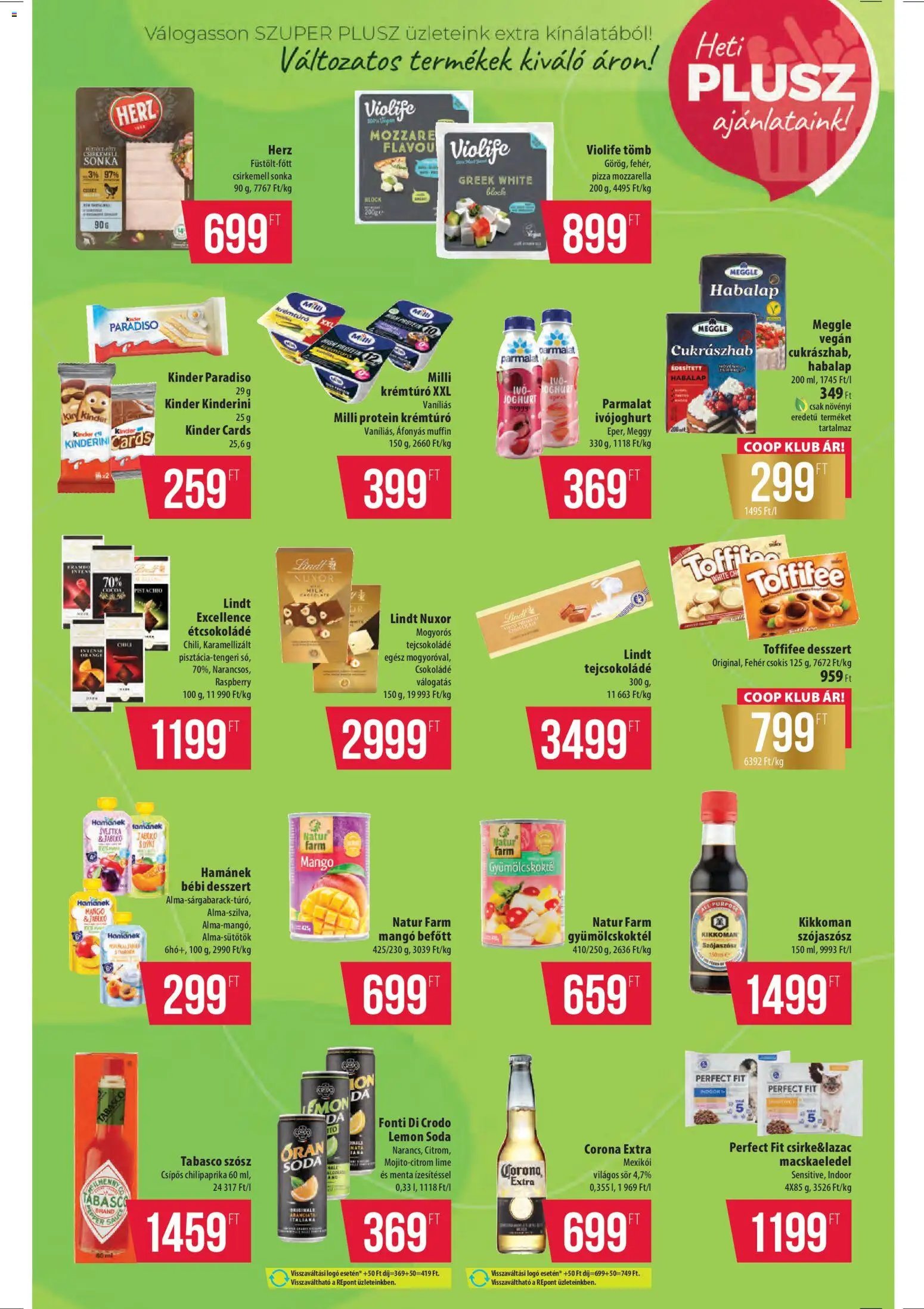 COOP újság 2025.10.30. Észak Kelet Pro-Coop Zrt - Szuper Plusz (2025-10-30 - 2025-11-05)