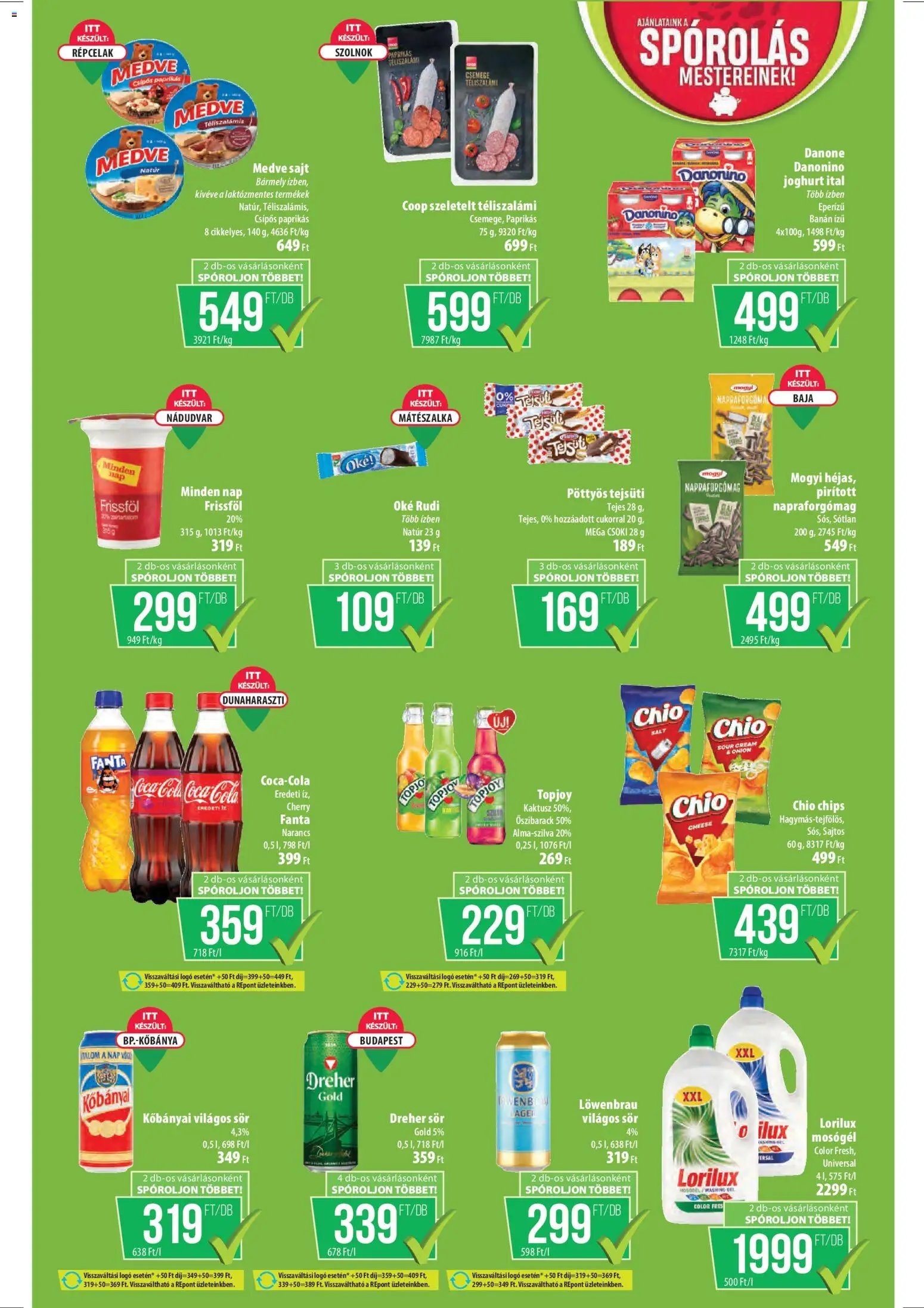 COOP újság 2025.10.30. Észak Kelet Pro-Coop Zrt - Szuper Plusz (2025-10-30 - 2025-11-05)