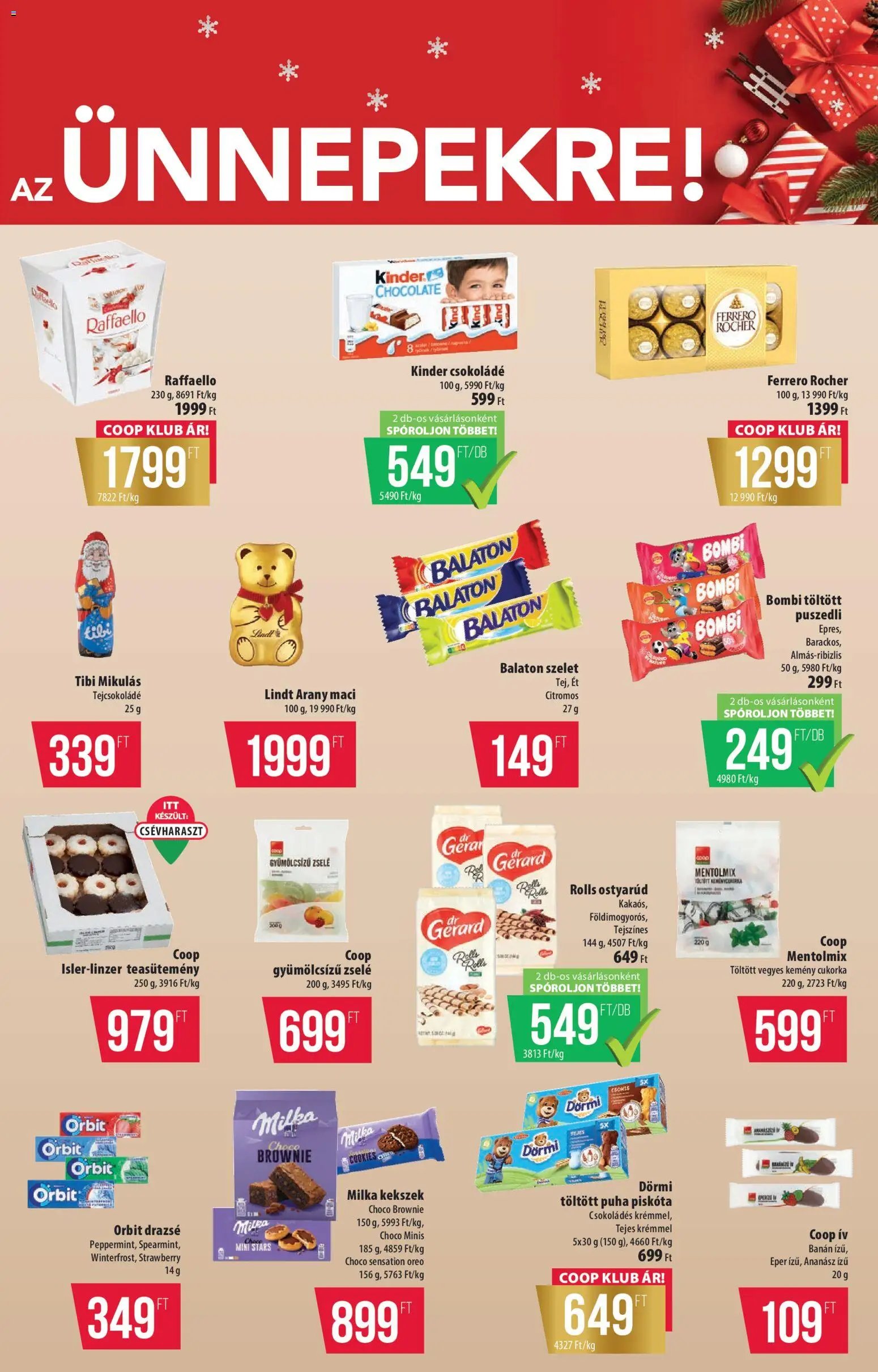 COOP újság 2025.11.06. Tisza - Szuper Plusz (2025-11-06 - 2025-11-12)