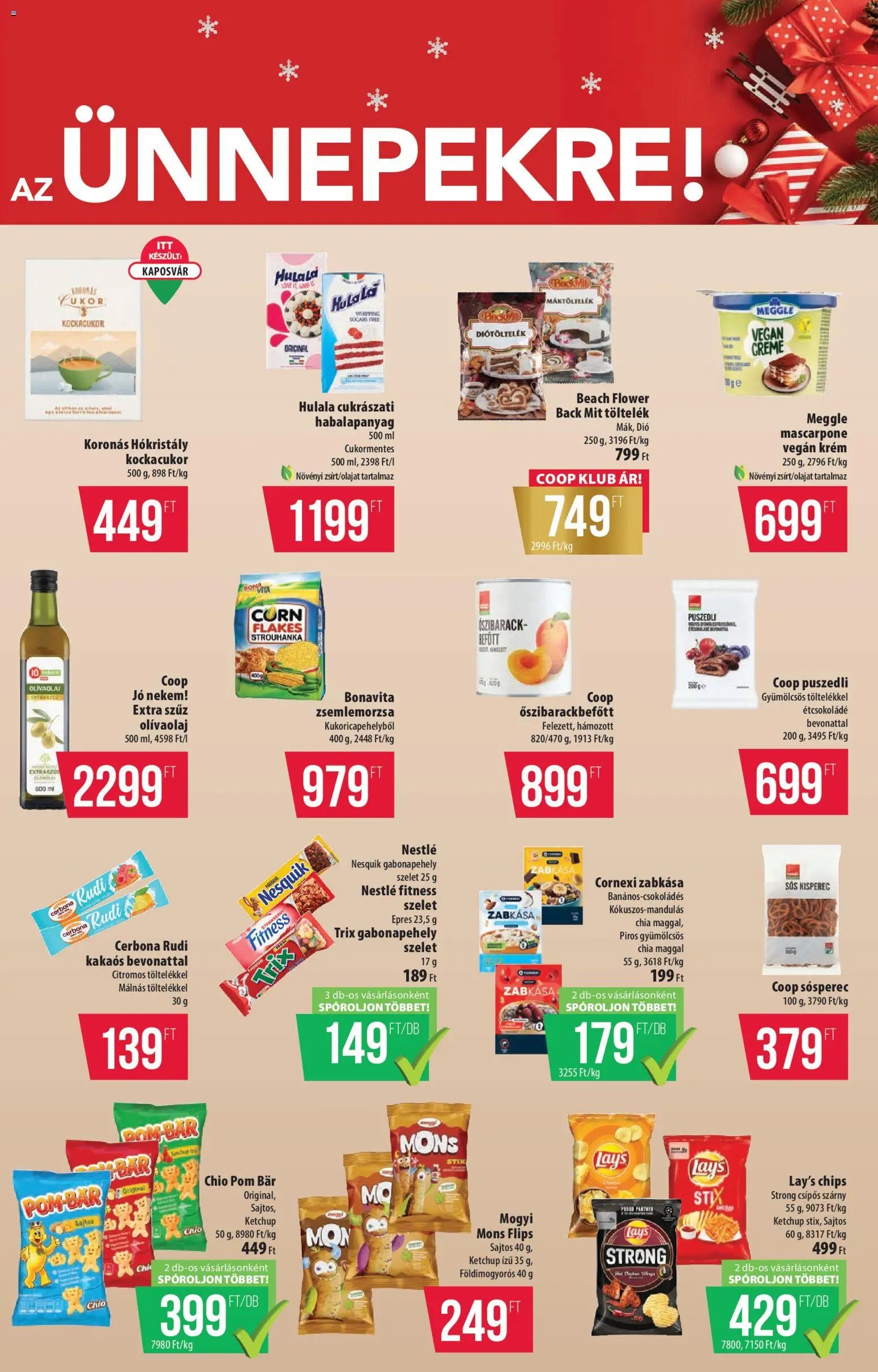 COOP újság 2025.11.06. Tisza - Szuper Plusz (2025-11-06 - 2025-11-12)