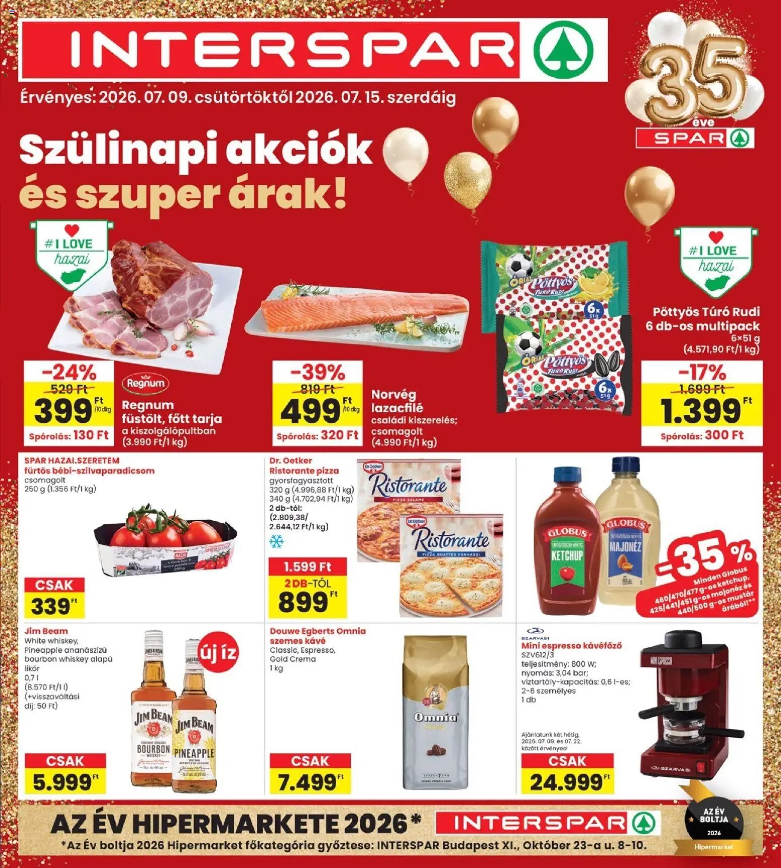Interspar újság 2026.07.09. Interspar akciós újság