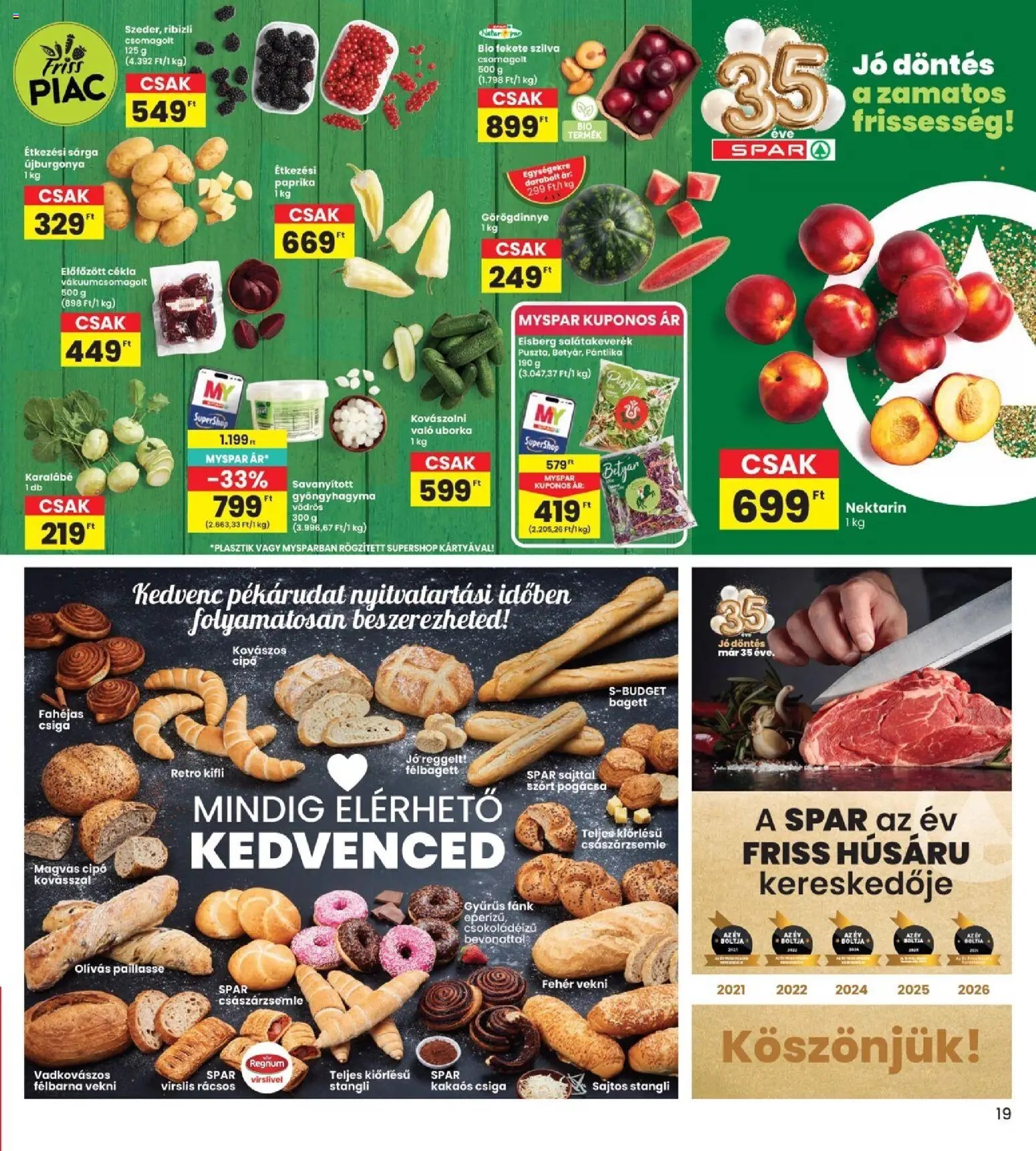 Interspar újság 2026.07.09. Interspar akciós újság