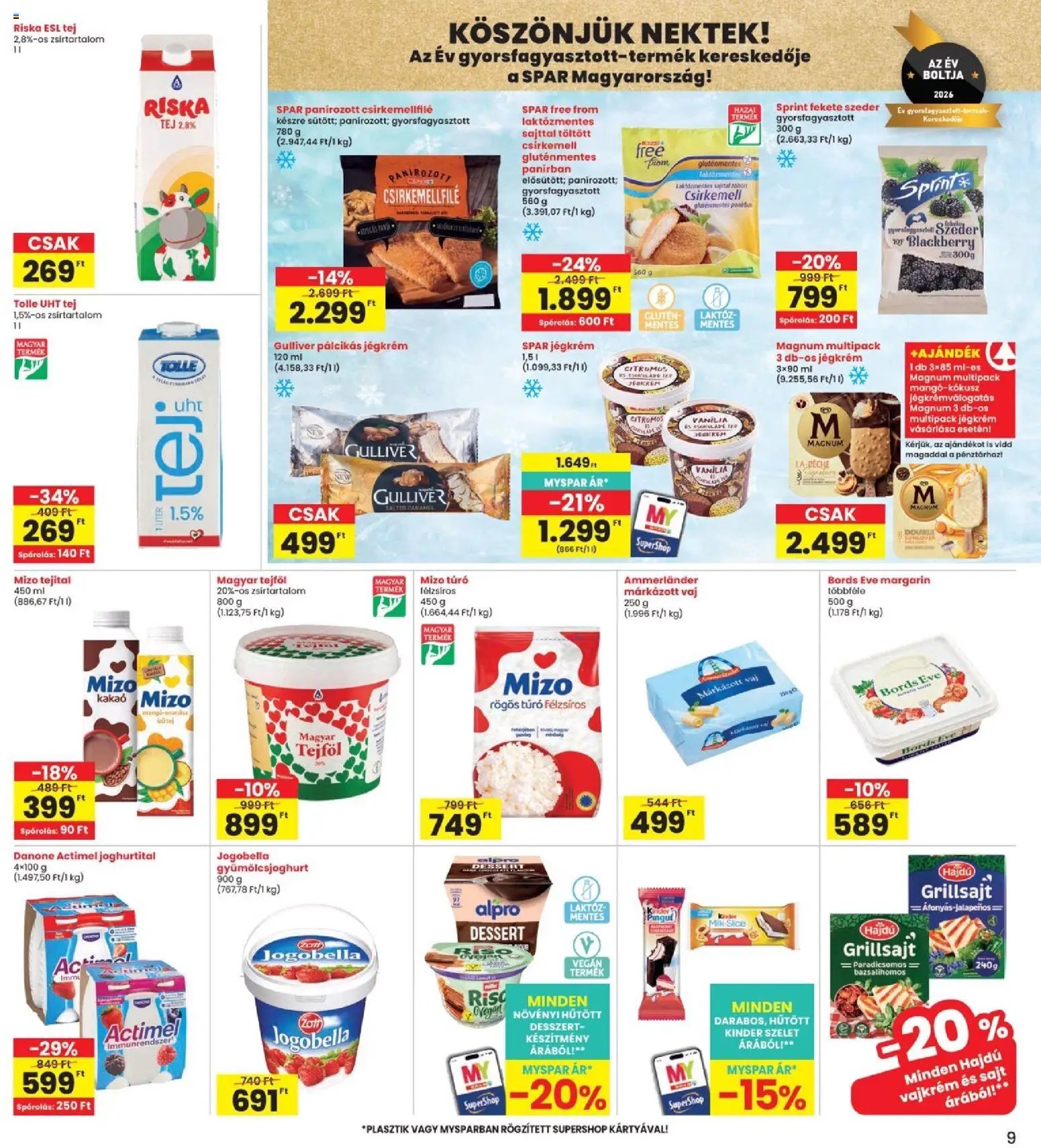 Interspar újság 2026.07.09. Interspar akciós újság
