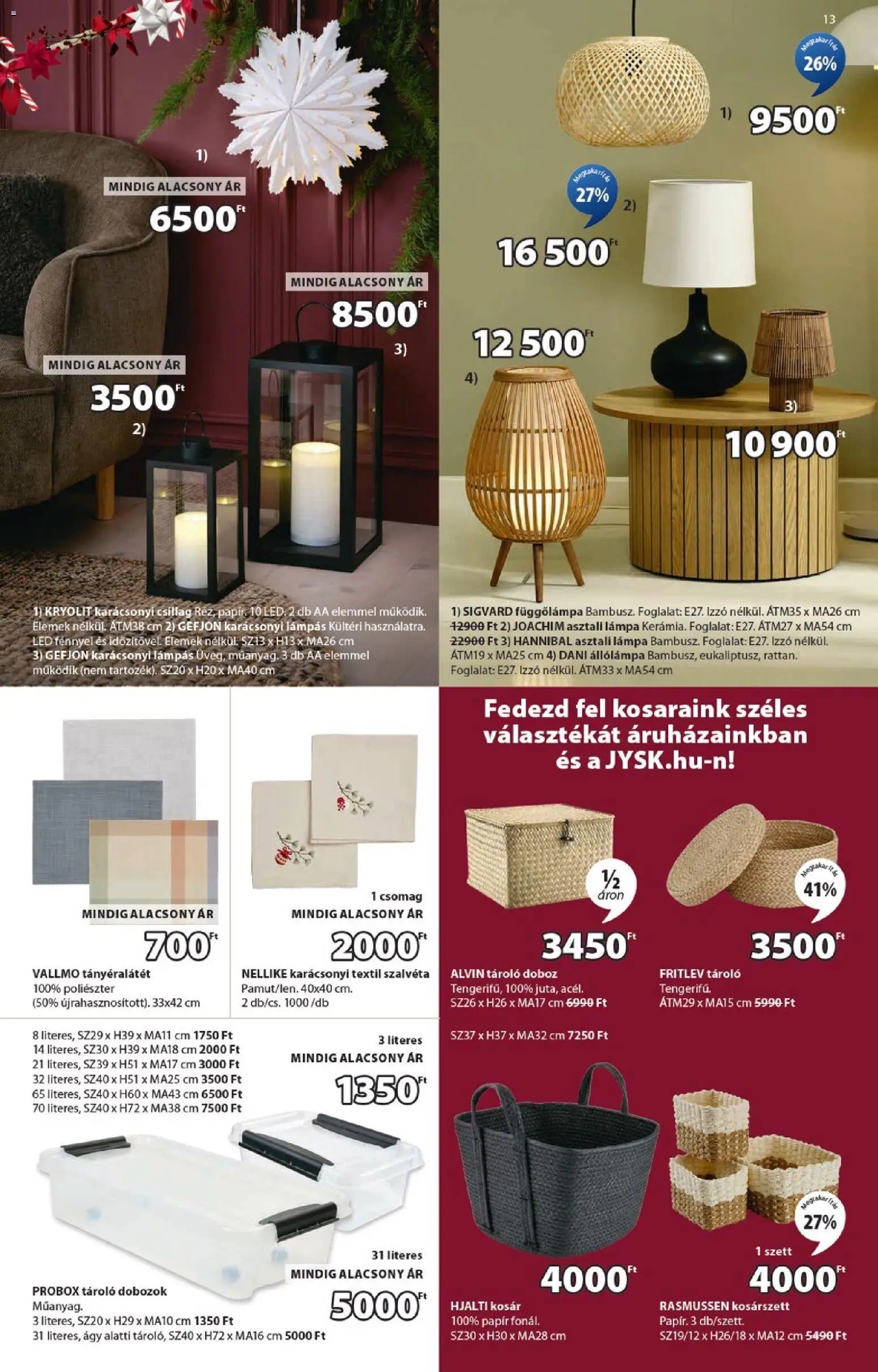 JYSK újság 2025.12.01. Akciós újság JYSK (2025-12-01 - 2025-12-09)