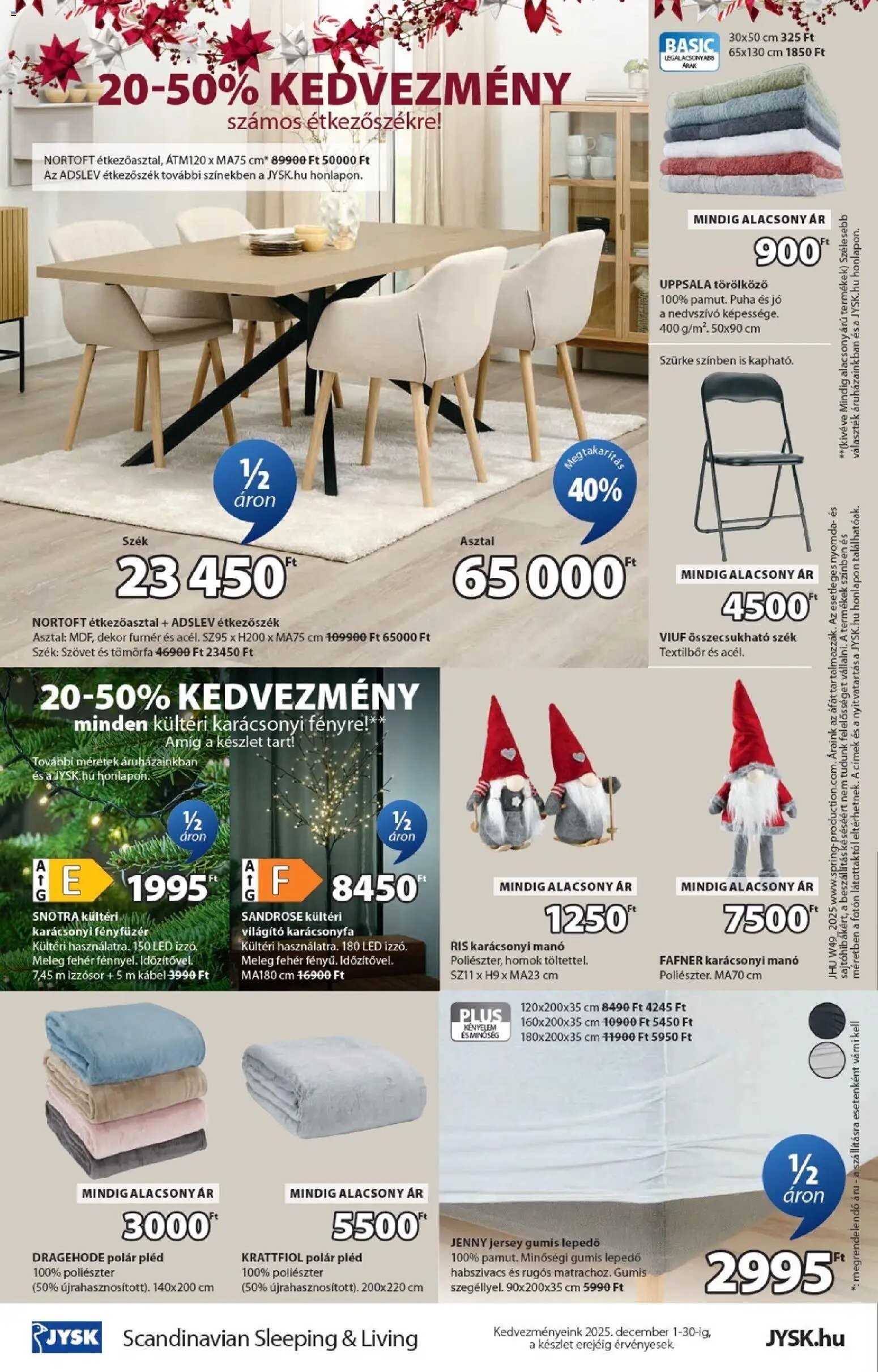 JYSK újság 2025.12.01. Akciós újság JYSK (2025-12-01 - 2025-12-09)