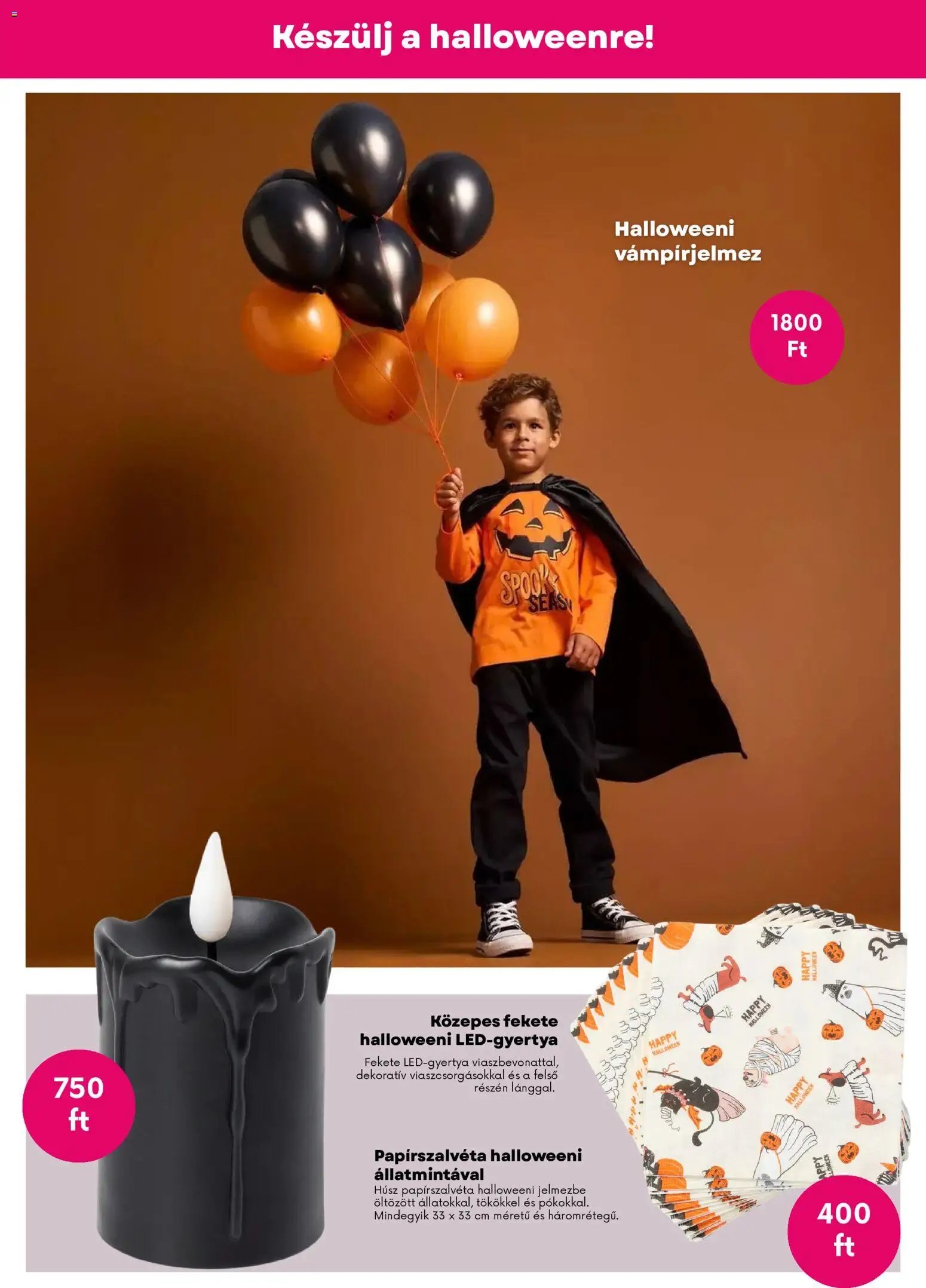 Pepco akciós ujság 2026.10.08. 🎃 HALLOWEEN 🧡