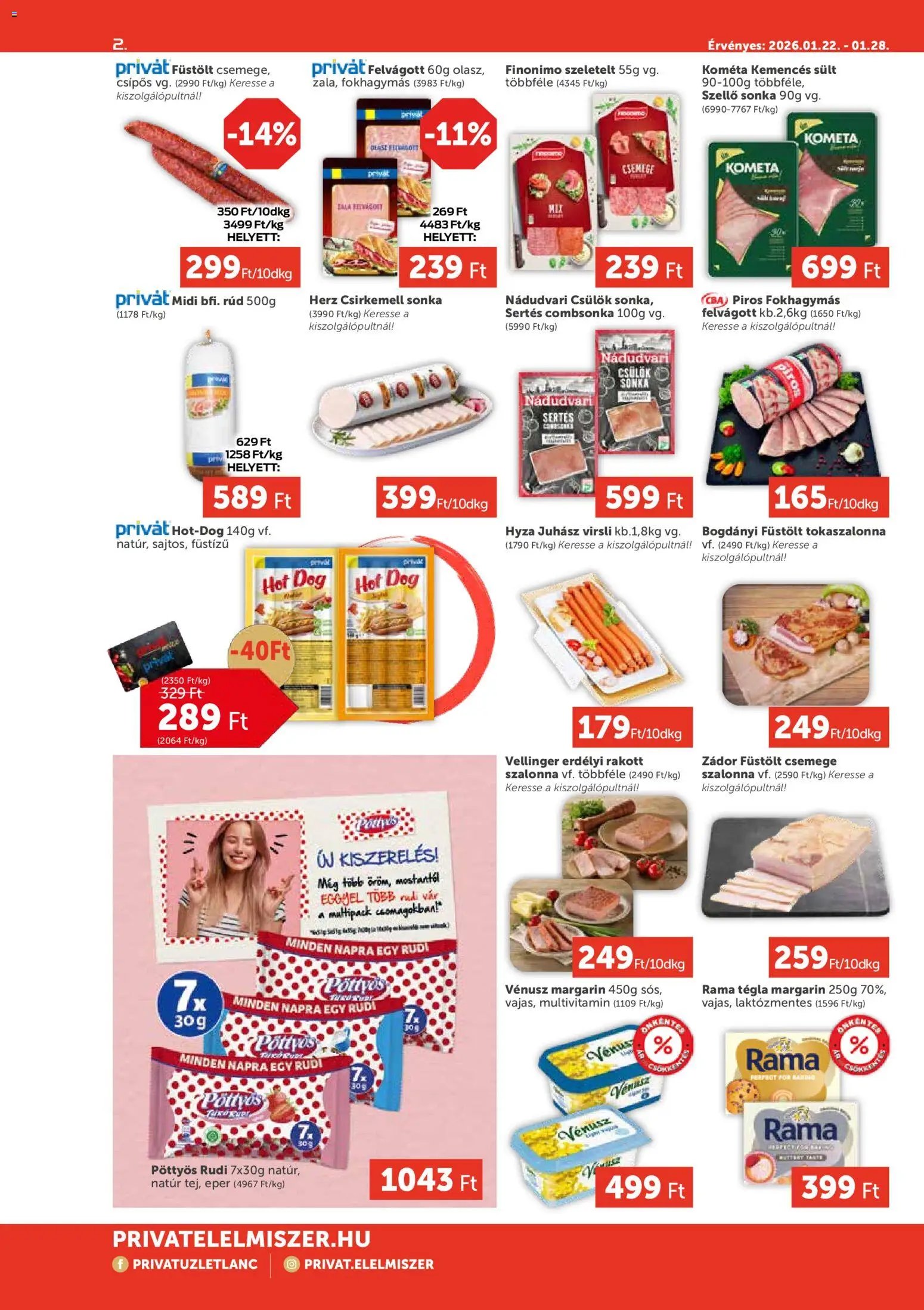 PRIVÁT újság 2026.01.22. Aktuális szórólap MAX (2026-01-22 - 2026-01-28)