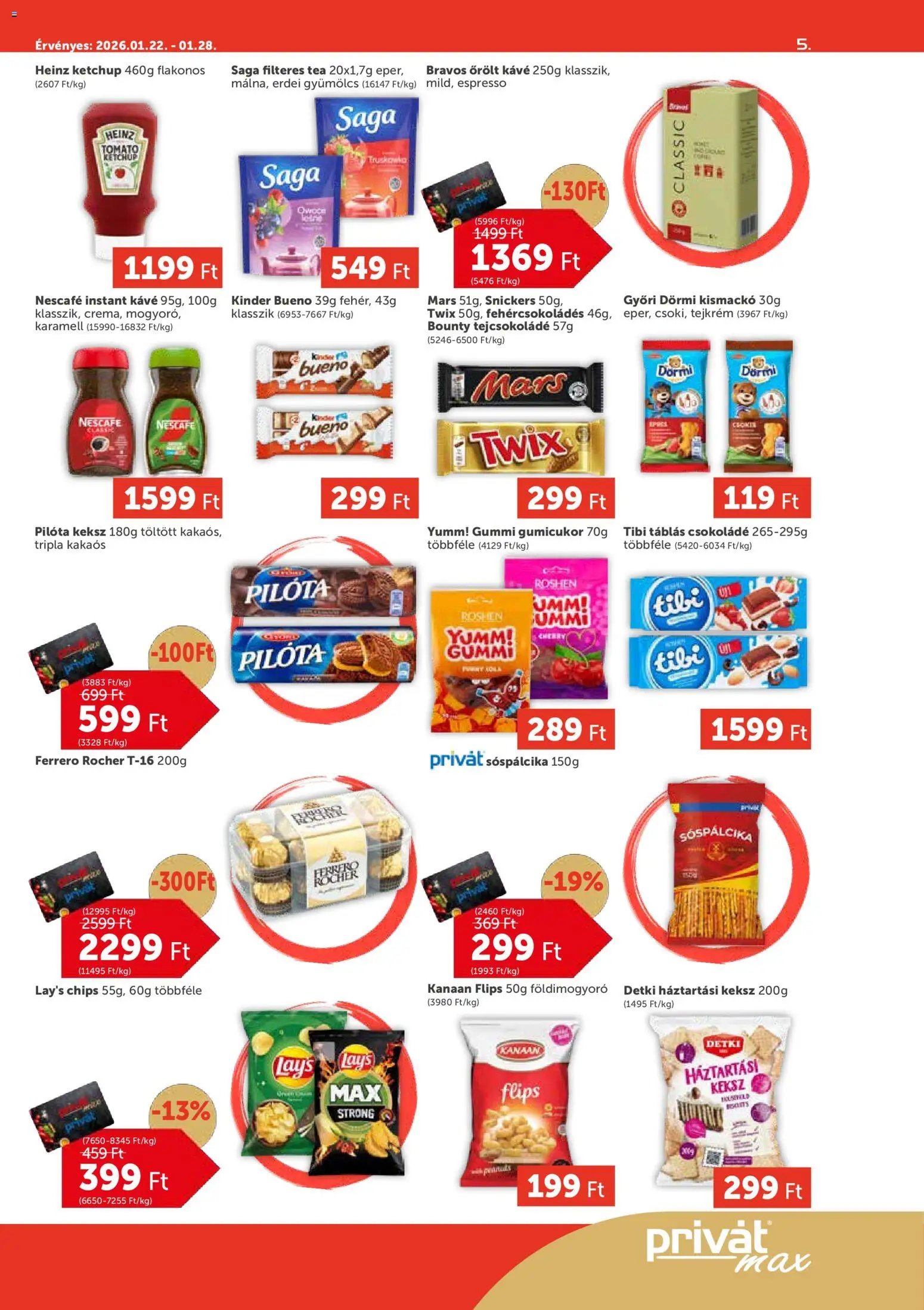 PRIVÁT újság 2026.01.22. Aktuális szórólap MAX (2026-01-22 - 2026-01-28)