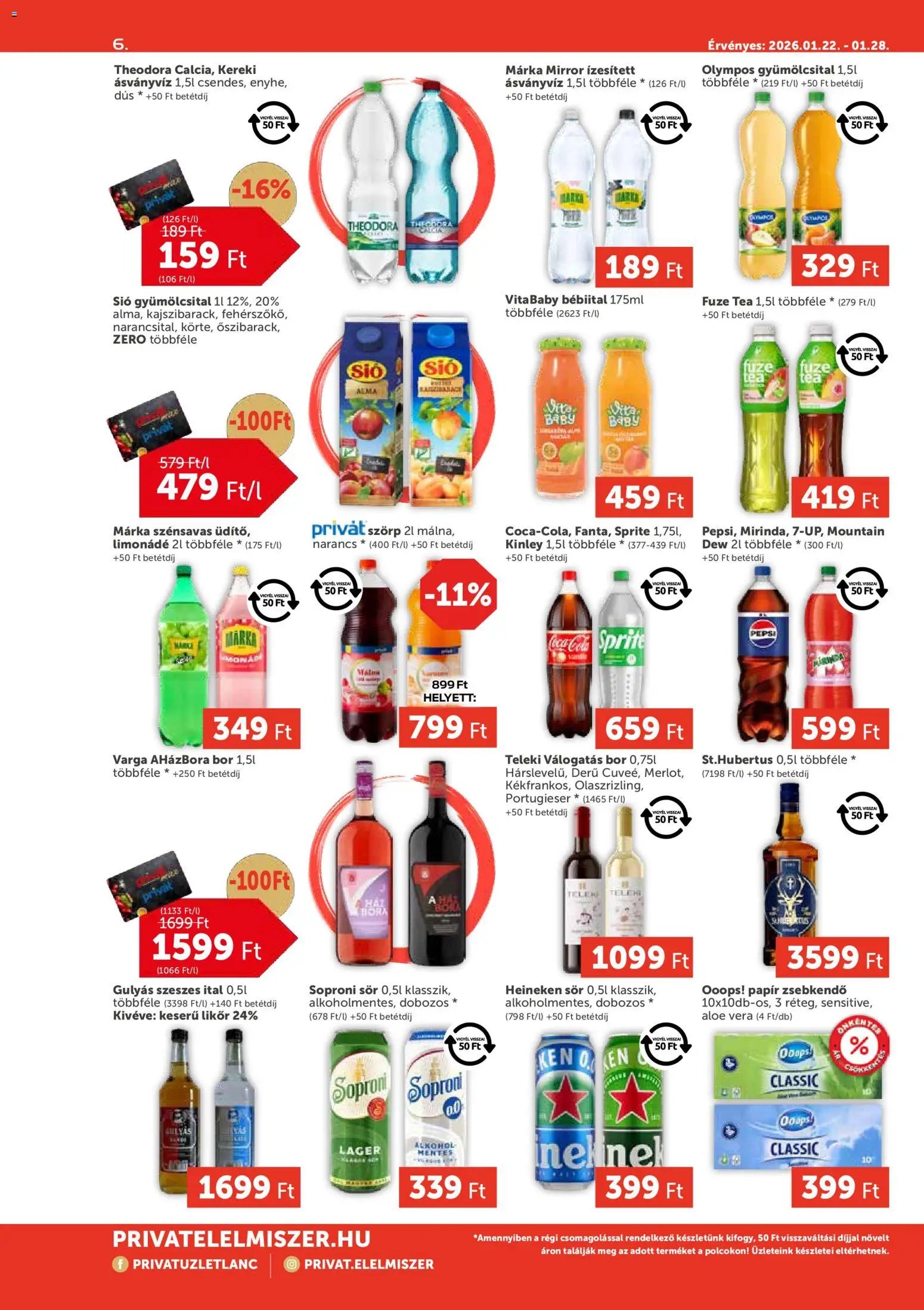 PRIVÁT újság 2026.01.22. Aktuális szórólap MAX (2026-01-22 - 2026-01-28)