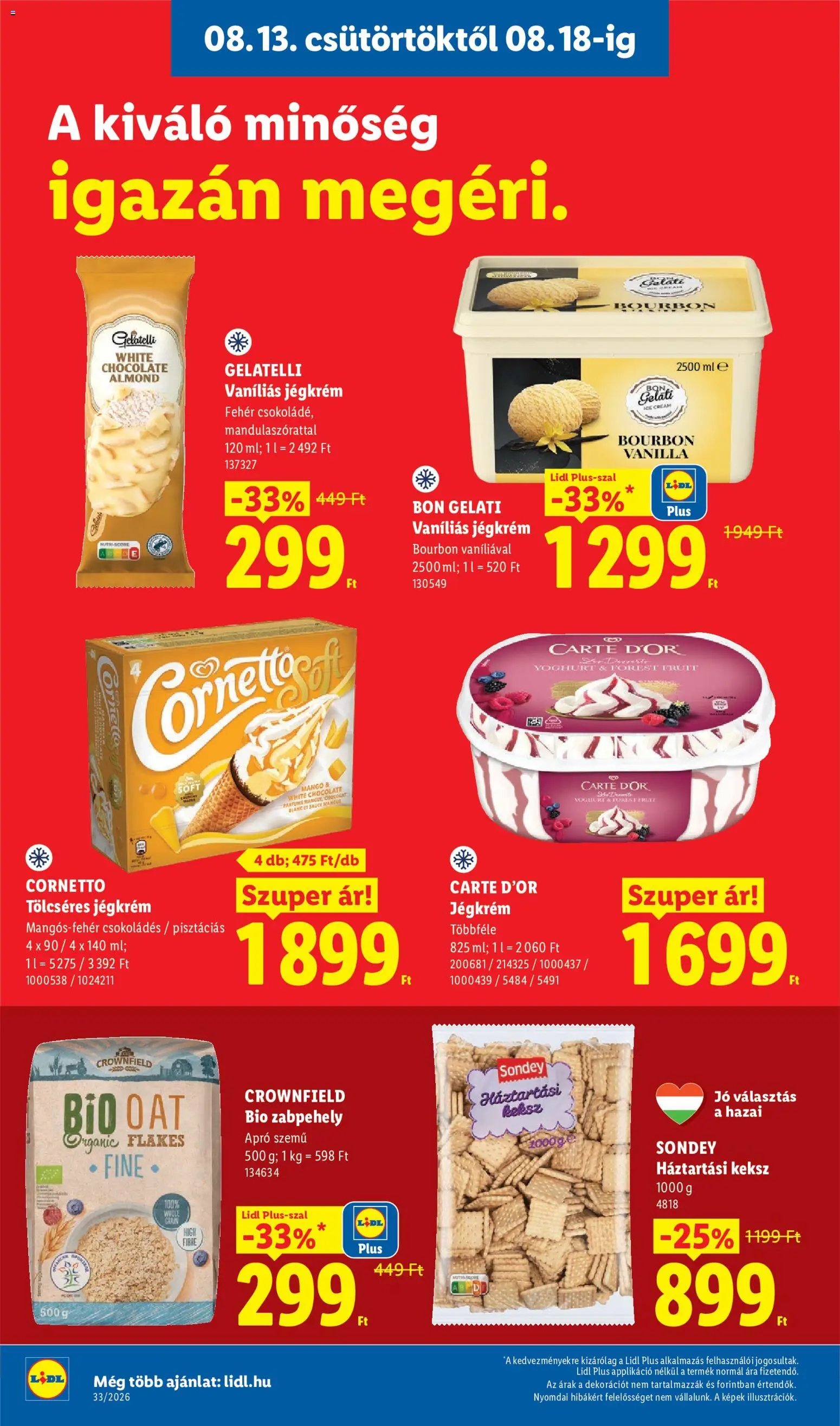 Lidl újság 2026.08.13. Lidl akciós újság