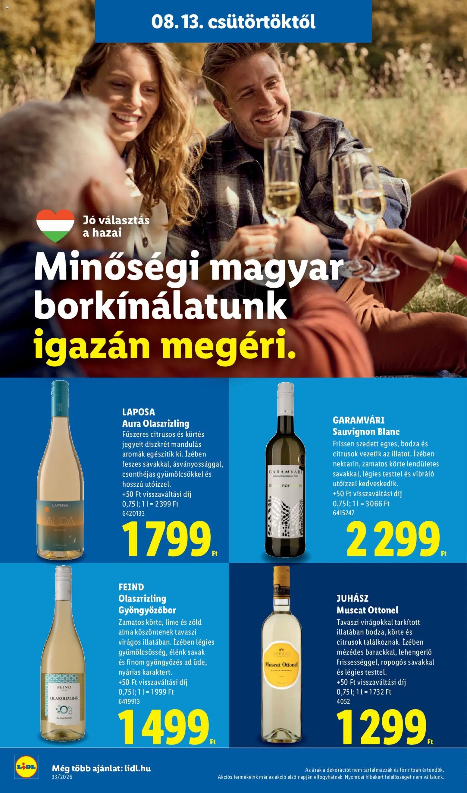 Lidl újság 2026.08.13. Lidl akciós újság