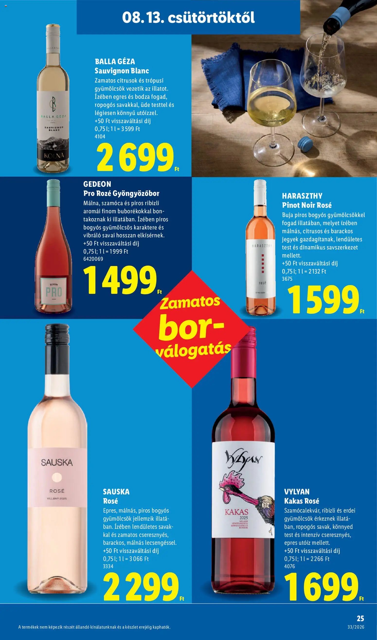 Lidl újság 2026.08.13. Lidl akciós újság