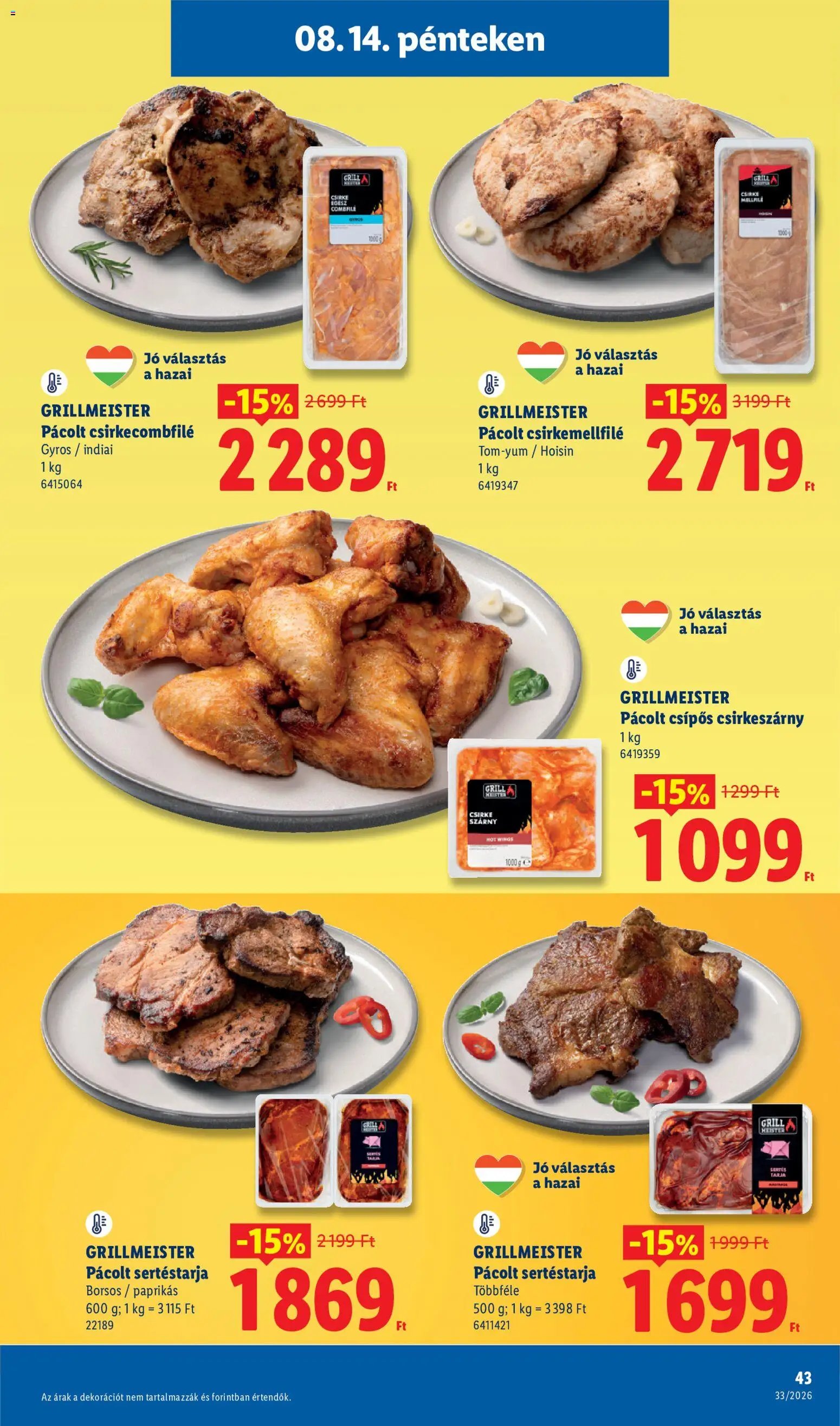 Lidl újság 2026.08.13. Lidl akciós újság