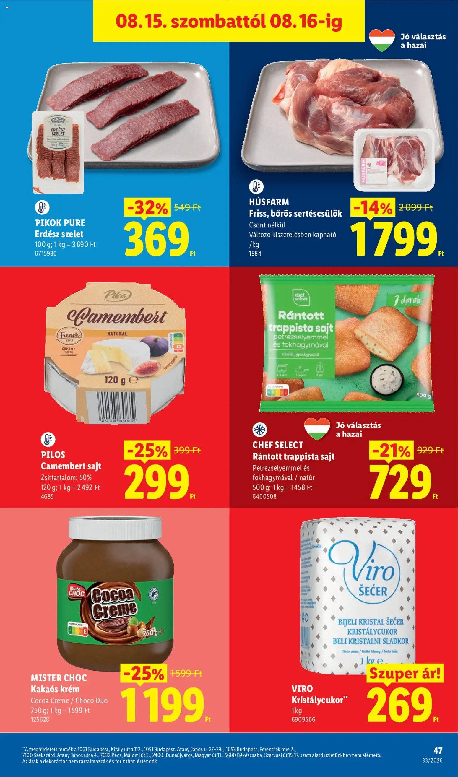 Lidl újság 2026.08.13. Lidl akciós újság