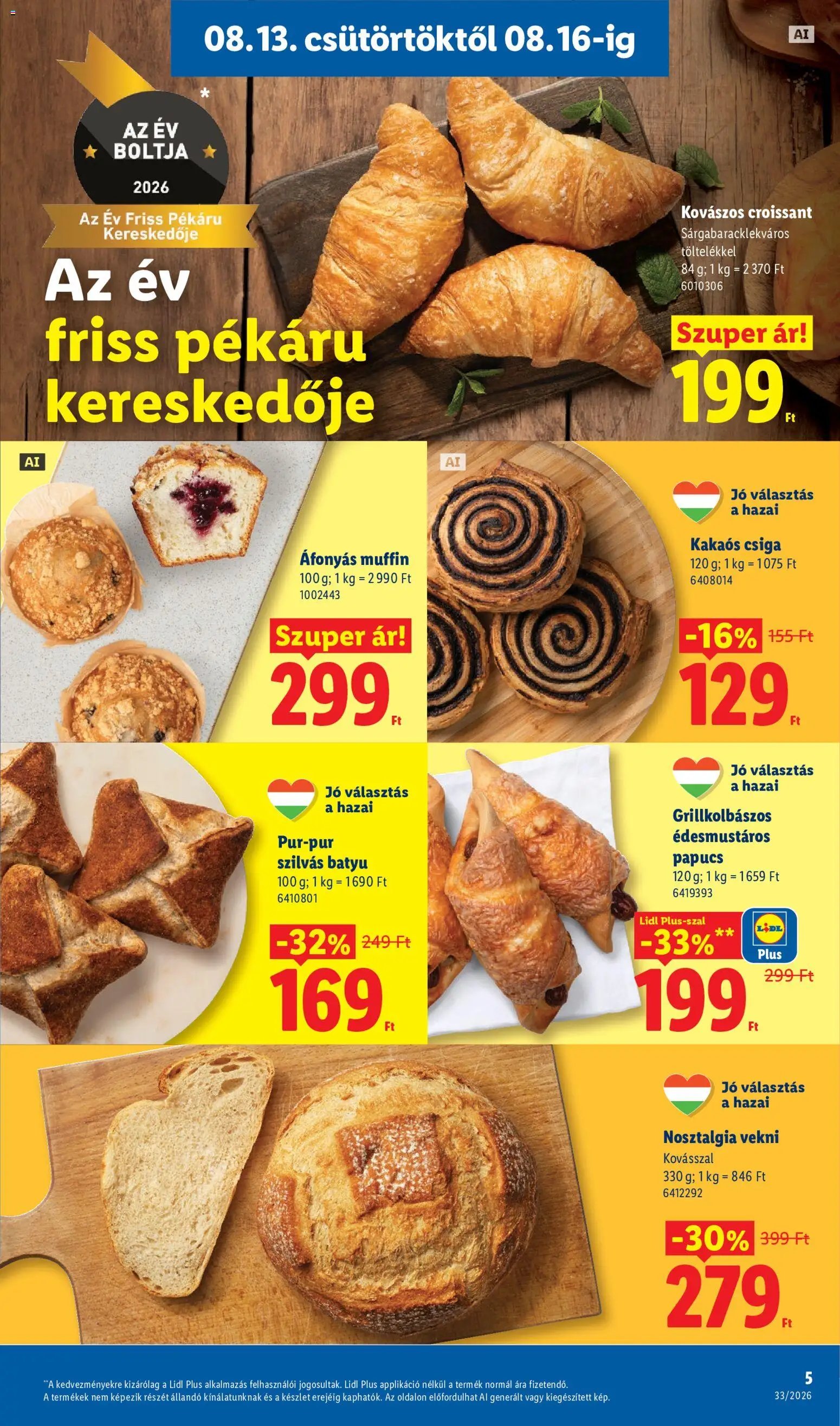 Lidl újság 2026.08.13. Lidl akciós újság
