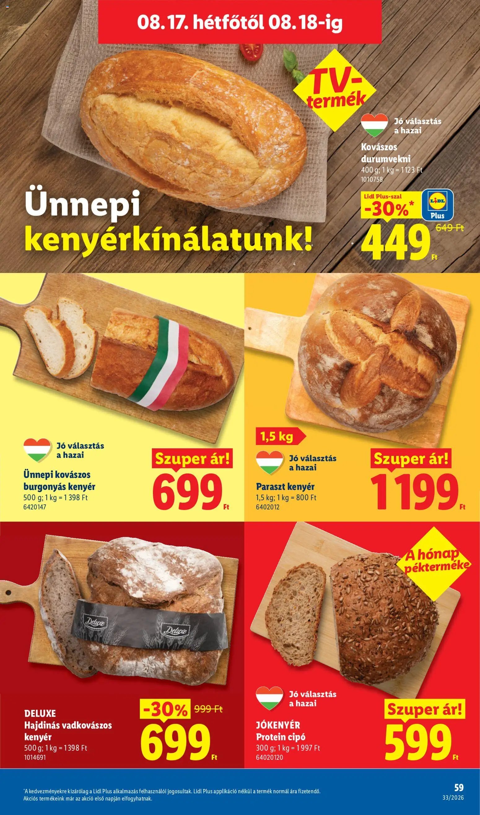 Lidl újság 2026.08.13. Lidl akciós újság