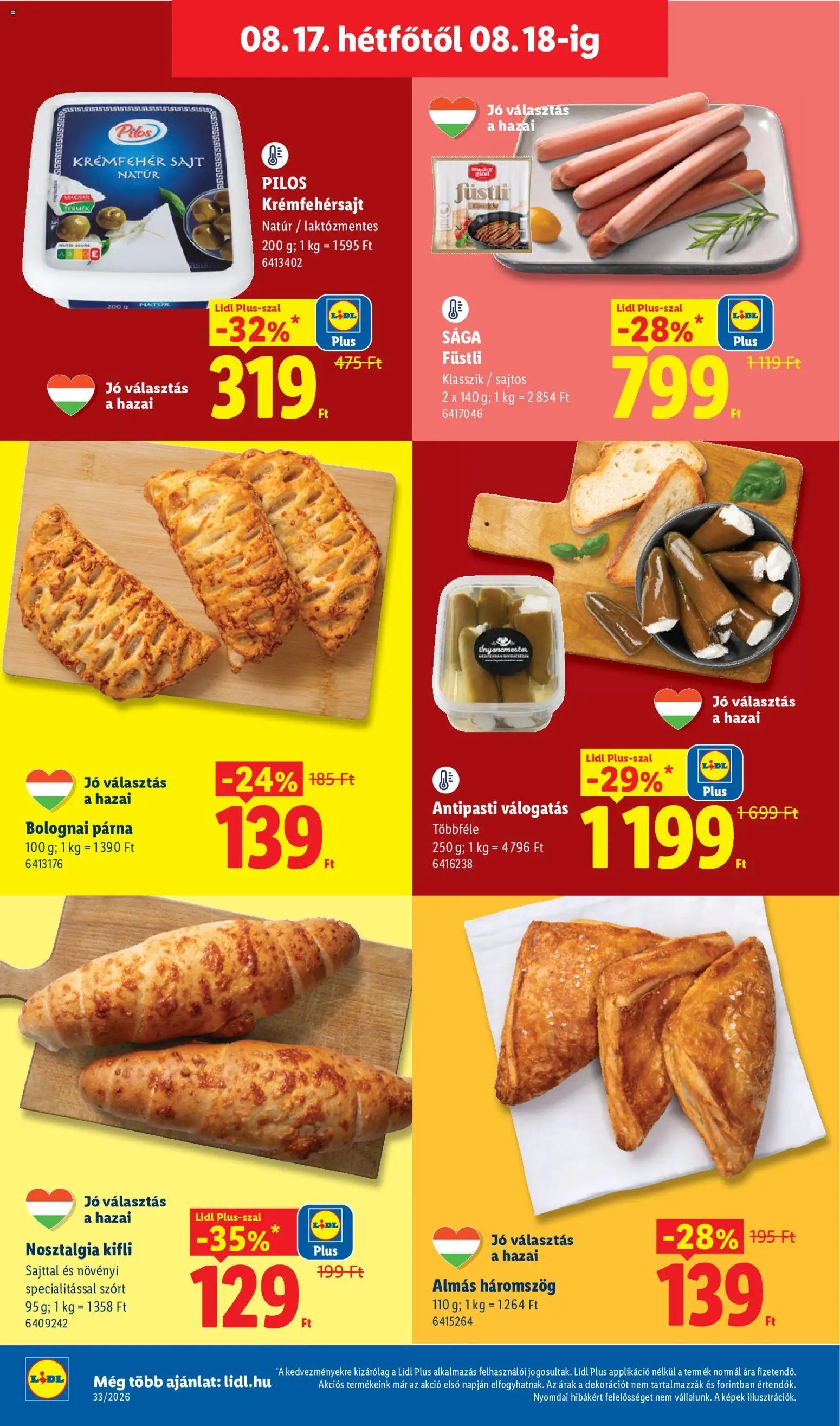 Lidl újság 2026.08.13. Lidl akciós újság