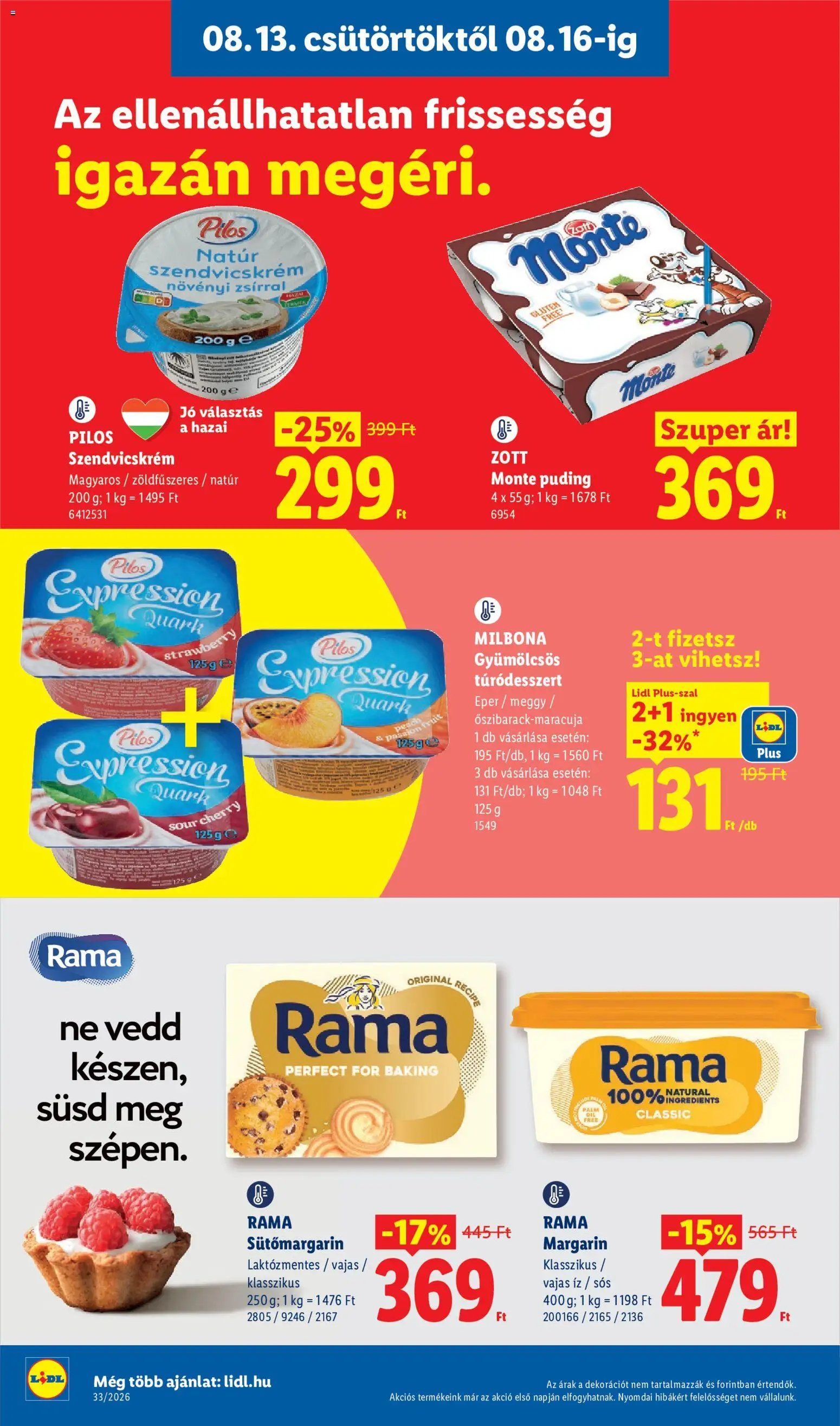 Lidl újság 2026.08.13. Lidl akciós újság