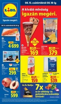 Lidl újság 2026.08.13. Lidl akciós újság